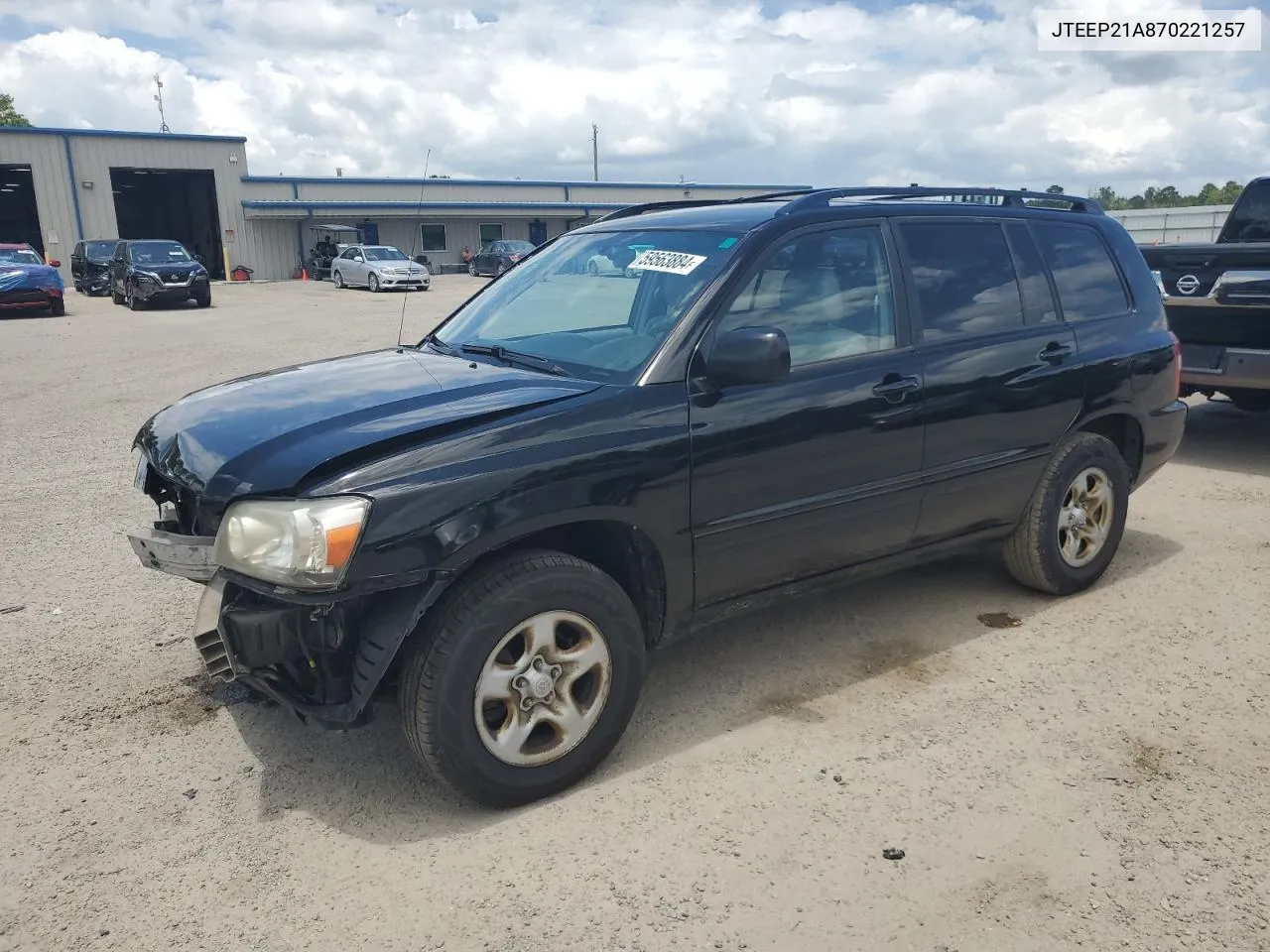 2007 Toyota Highlander Sport VIN: JTEEP21A870221257 Lot: 59563884