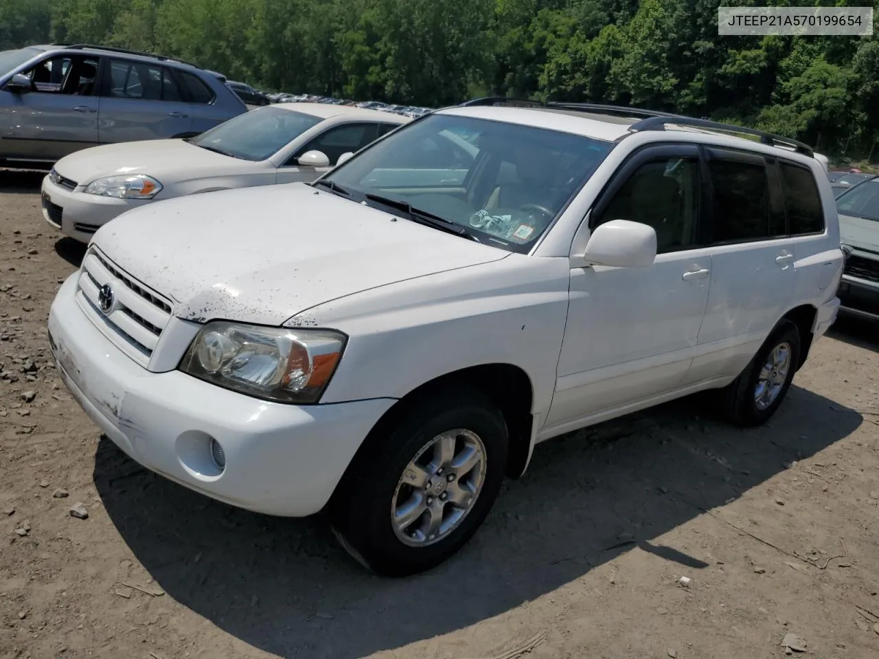 2007 Toyota Highlander Sport VIN: JTEEP21A570199654 Lot: 59834594