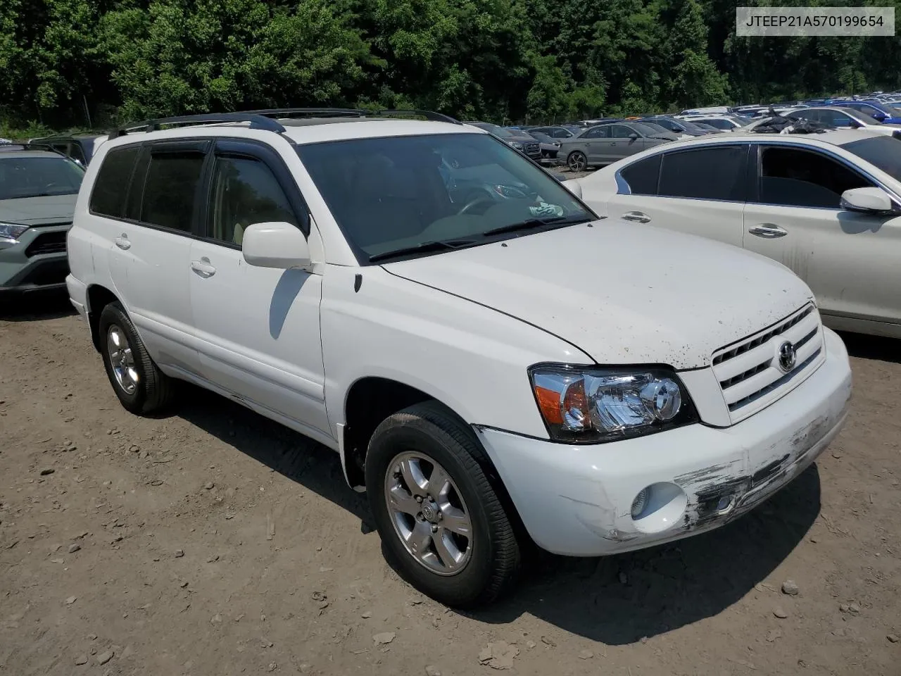 2007 Toyota Highlander Sport VIN: JTEEP21A570199654 Lot: 59834594