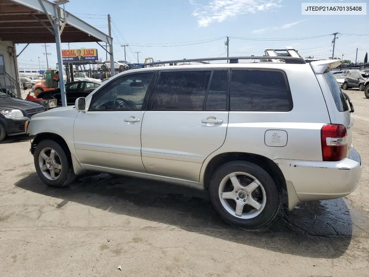 JTEDP21A670135408 2007 Toyota Highlander Sport