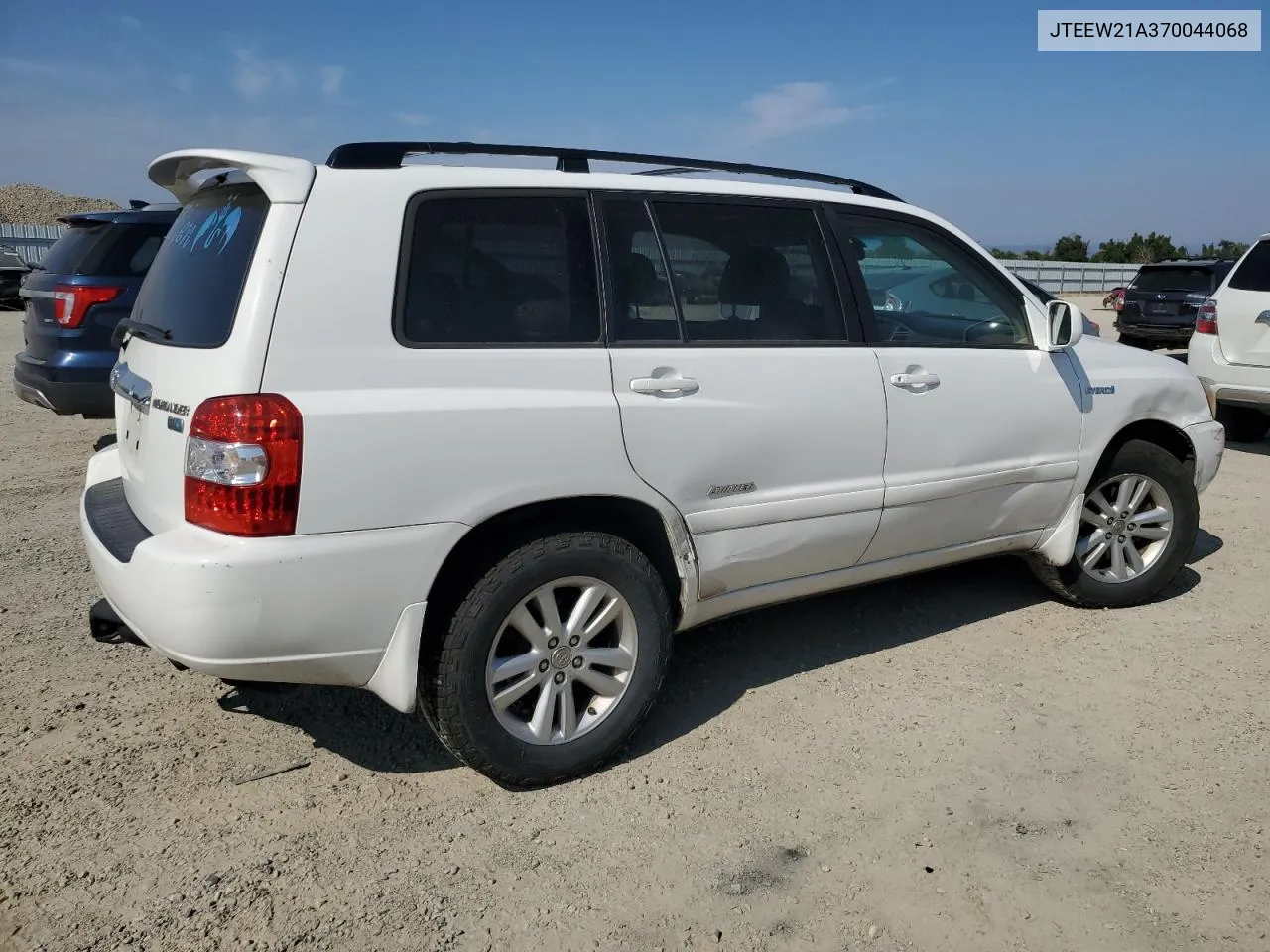 2007 Toyota Highlander Hybrid VIN: JTEEW21A370044068 Lot: 64489834