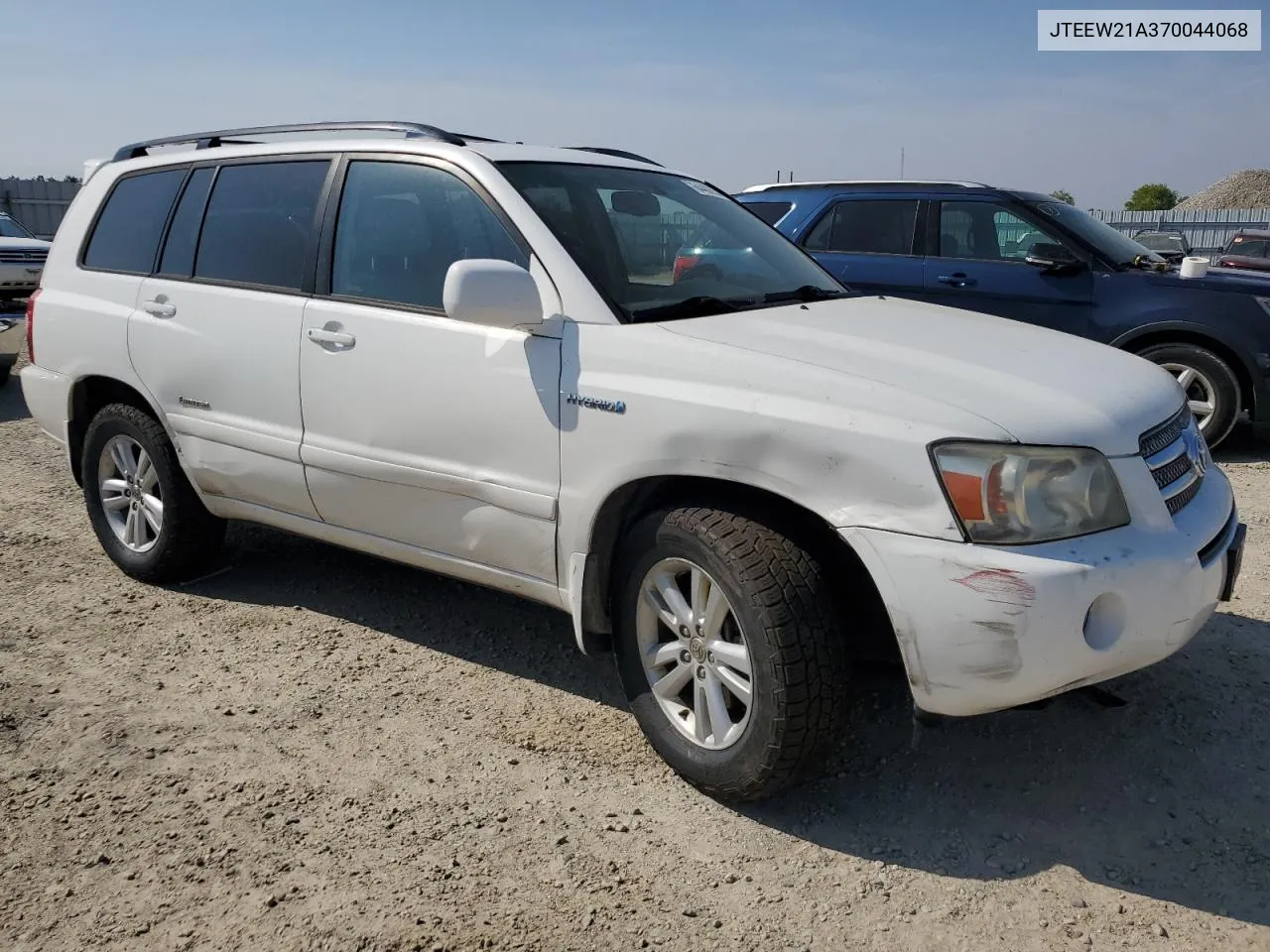 2007 Toyota Highlander Hybrid VIN: JTEEW21A370044068 Lot: 64489834