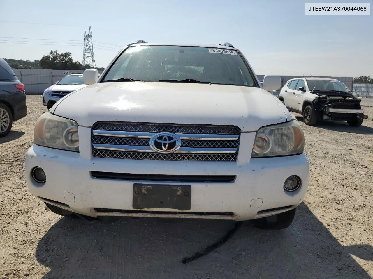 2007 Toyota Highlander Hybrid VIN: JTEEW21A370044068 Lot: 64489834