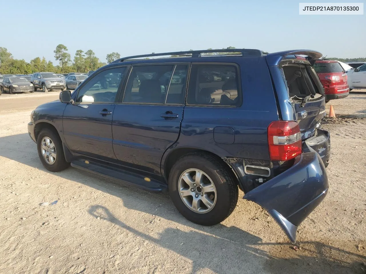 2007 Toyota Highlander Sport VIN: JTEDP21A870135300 Lot: 65901184