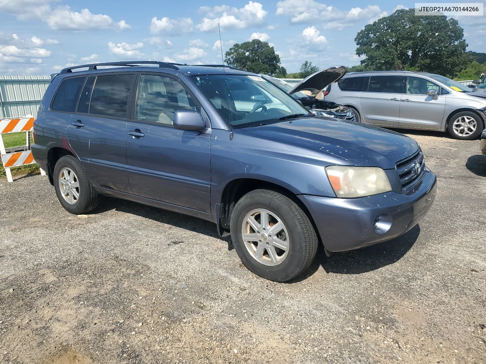 2007 Toyota Highlander Sport VIN: JTEGP21A670144266 Lot: 67156414