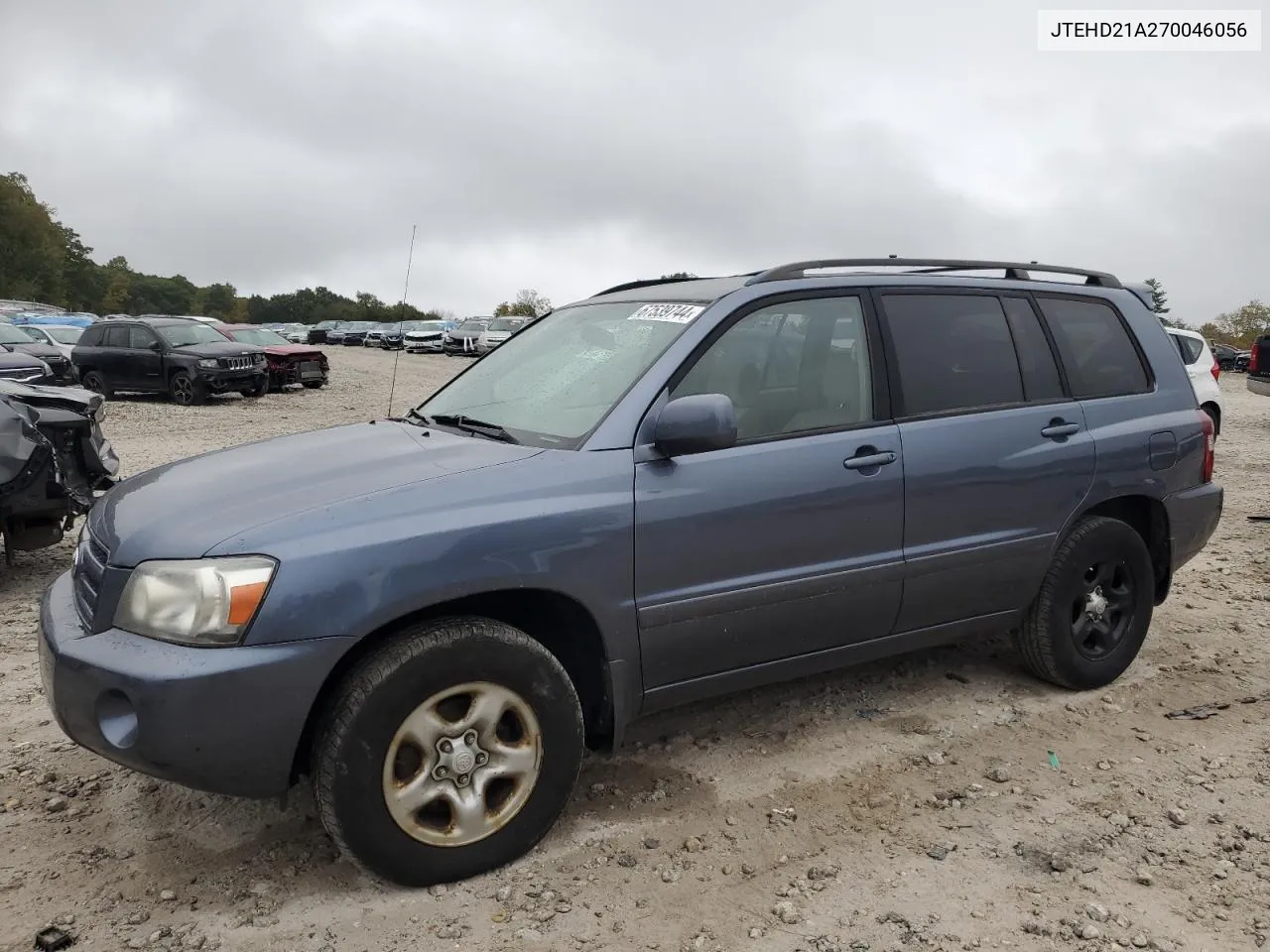 2007 Toyota Highlander VIN: JTEHD21A270046056 Lot: 67539744