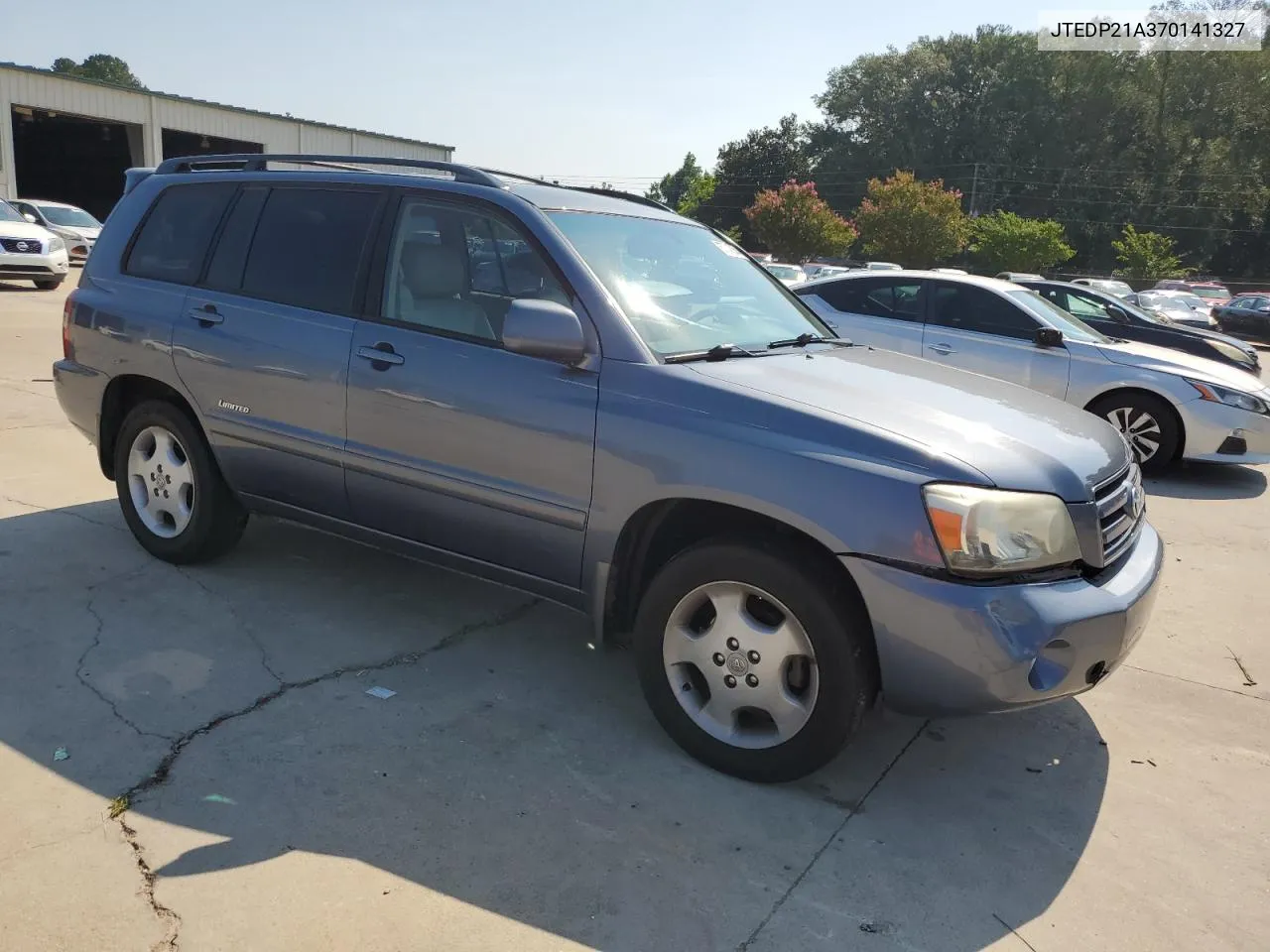 2007 Toyota Highlander Sport VIN: JTEDP21A370141327 Lot: 67743554