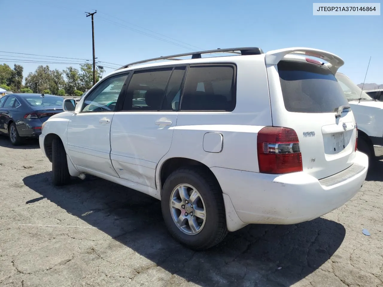 2007 Toyota Highlander Sport VIN: JTEGP21A370146864 Lot: 67765924