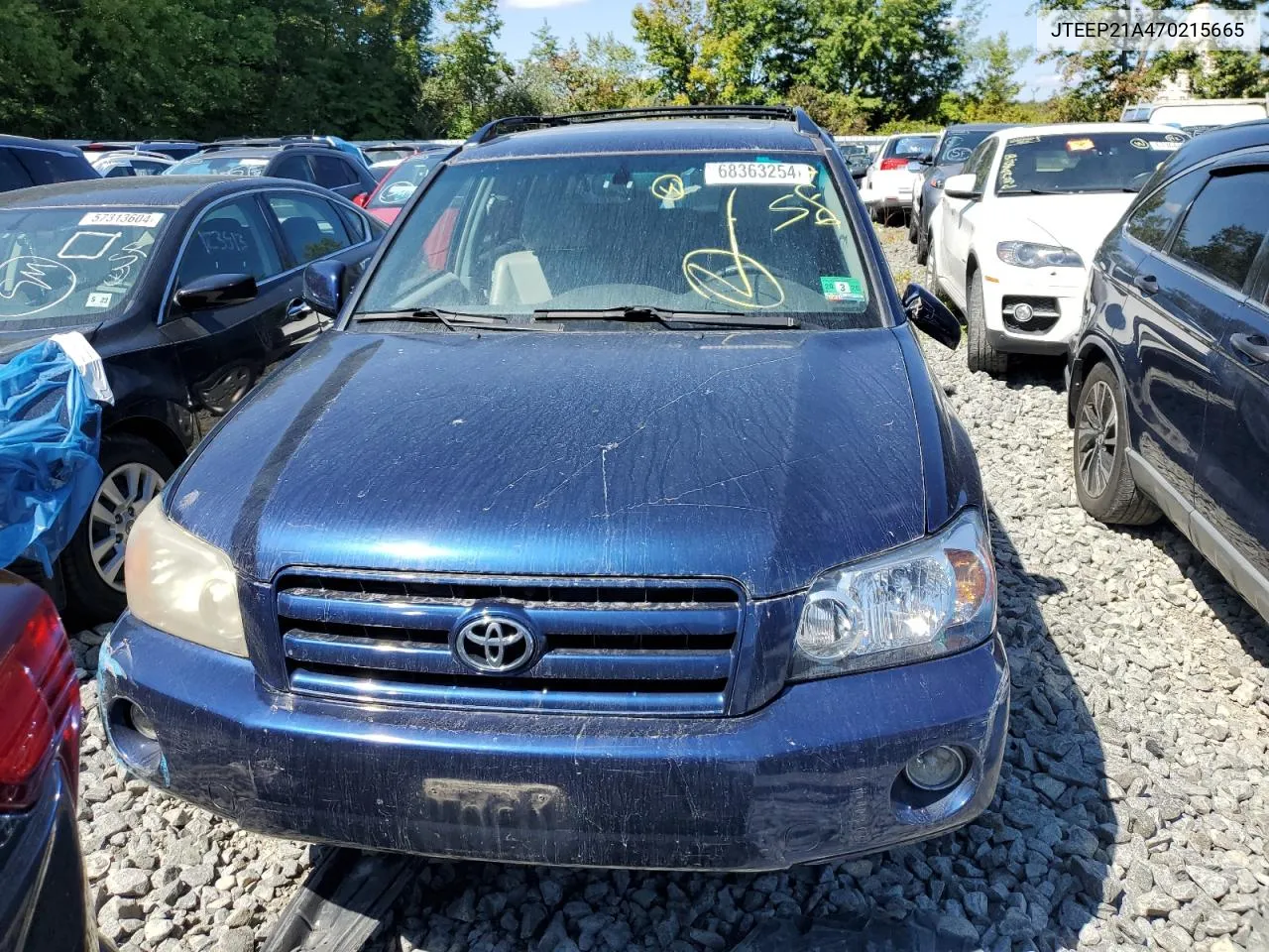 JTEEP21A470215665 2007 Toyota Highlander Sport