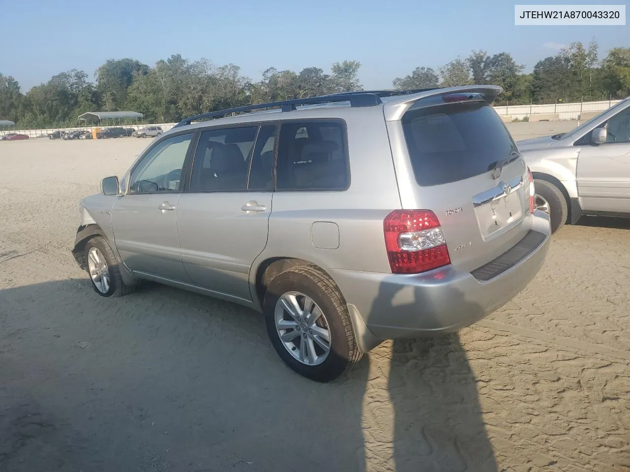 JTEHW21A870043320 2007 Toyota Highlander Hybrid