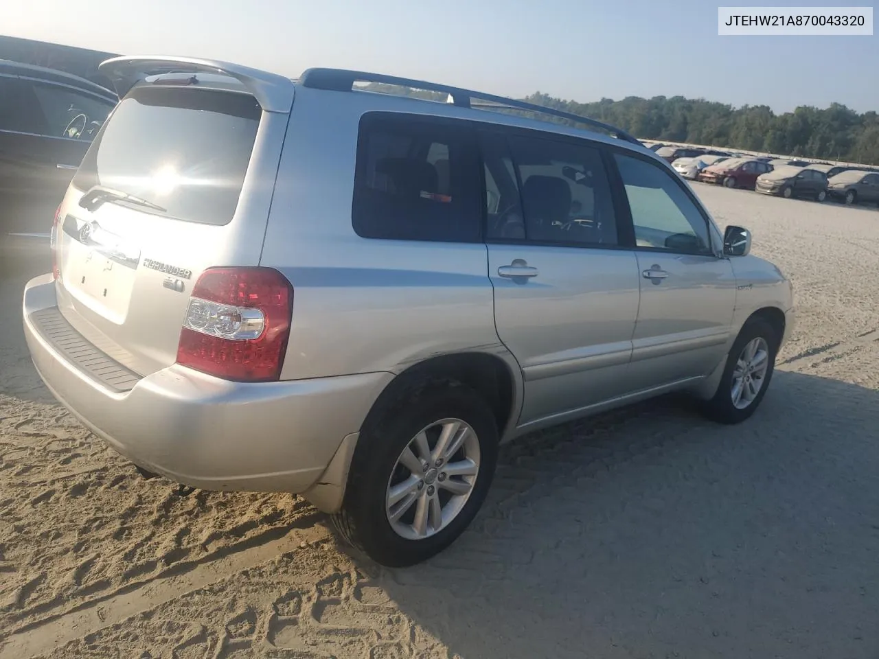 2007 Toyota Highlander Hybrid VIN: JTEHW21A870043320 Lot: 69603114