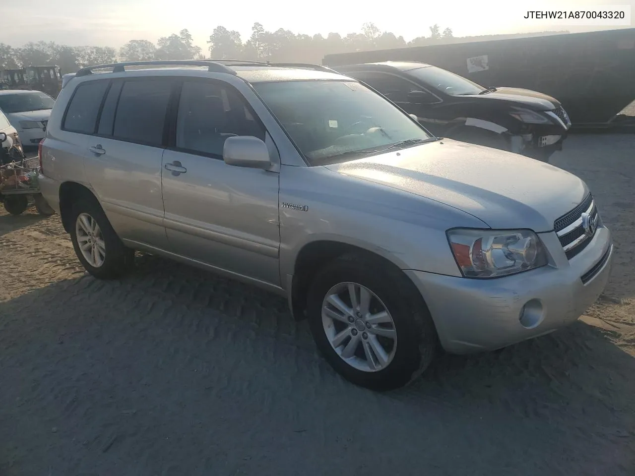 2007 Toyota Highlander Hybrid VIN: JTEHW21A870043320 Lot: 69603114