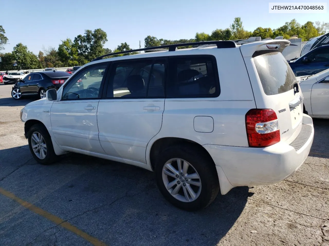 2007 Toyota Highlander Hybrid VIN: JTEHW21A470048563 Lot: 69833924