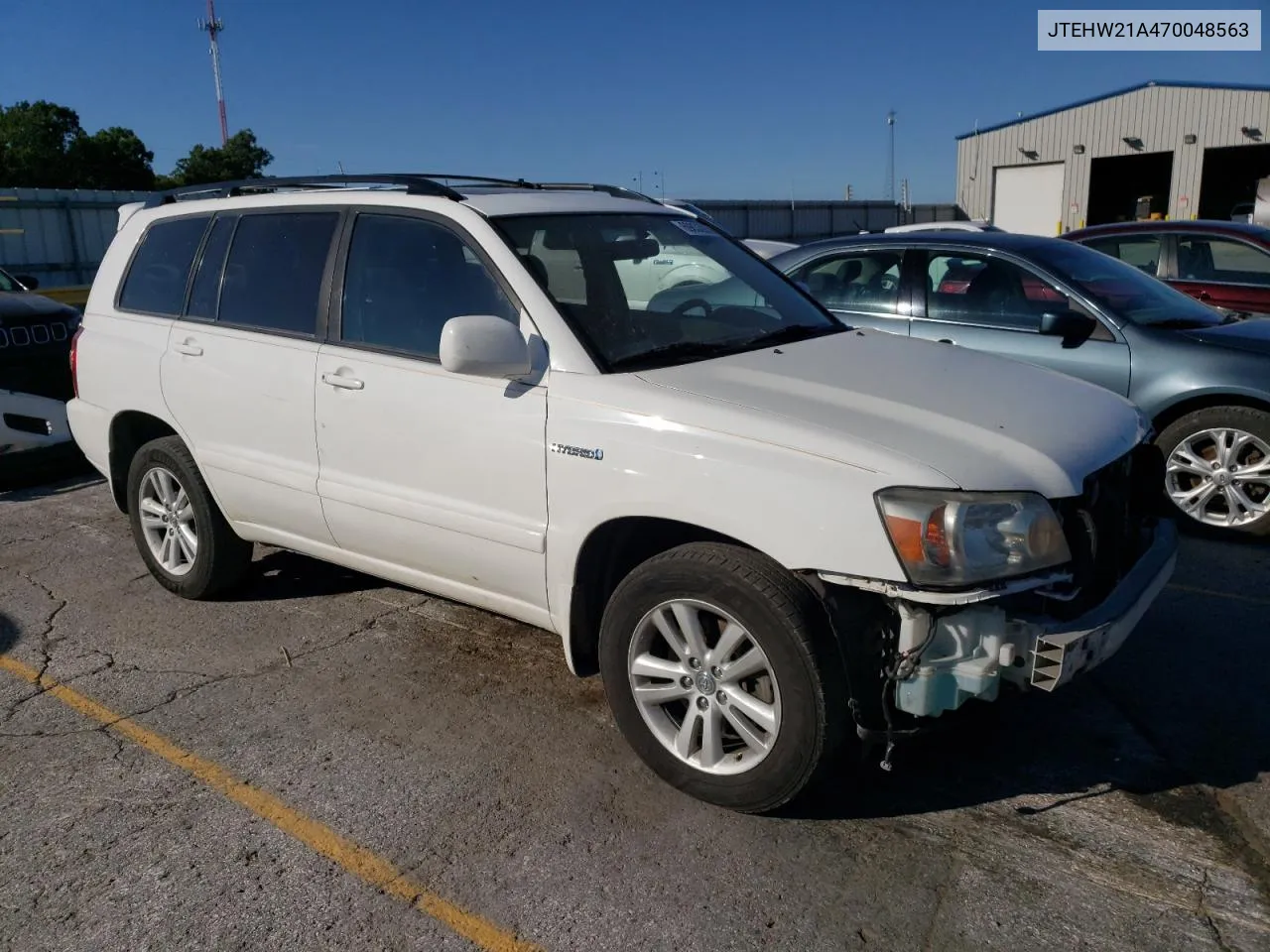 2007 Toyota Highlander Hybrid VIN: JTEHW21A470048563 Lot: 69833924