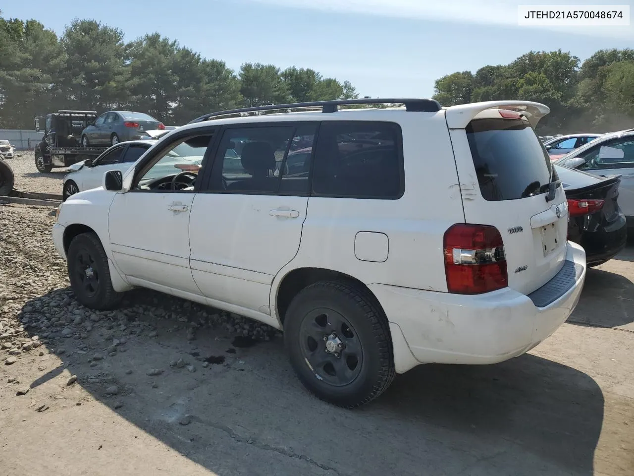 2007 Toyota Highlander VIN: JTEHD21A570048674 Lot: 70141464