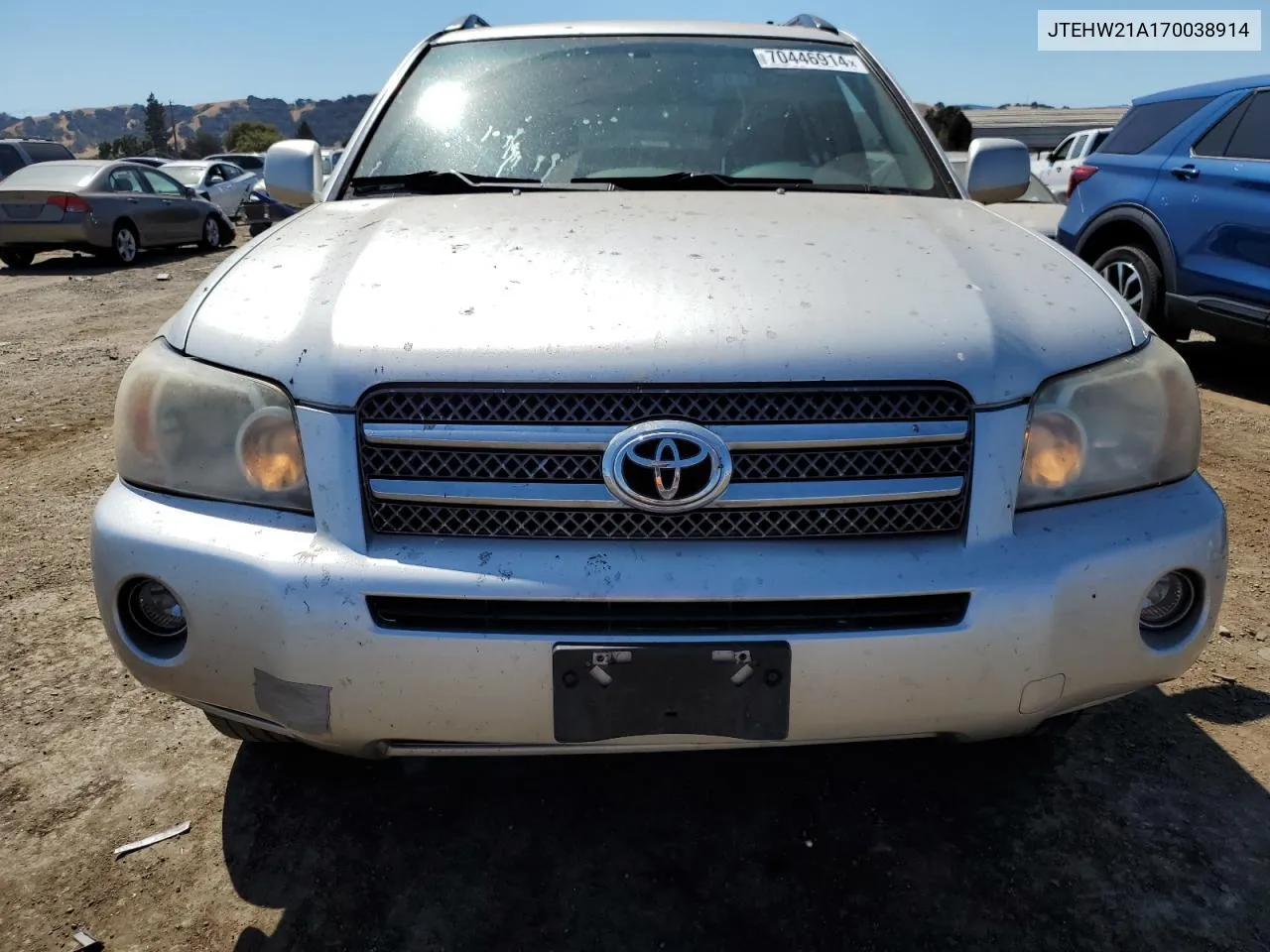 2007 Toyota Highlander Hybrid VIN: JTEHW21A170038914 Lot: 70446914