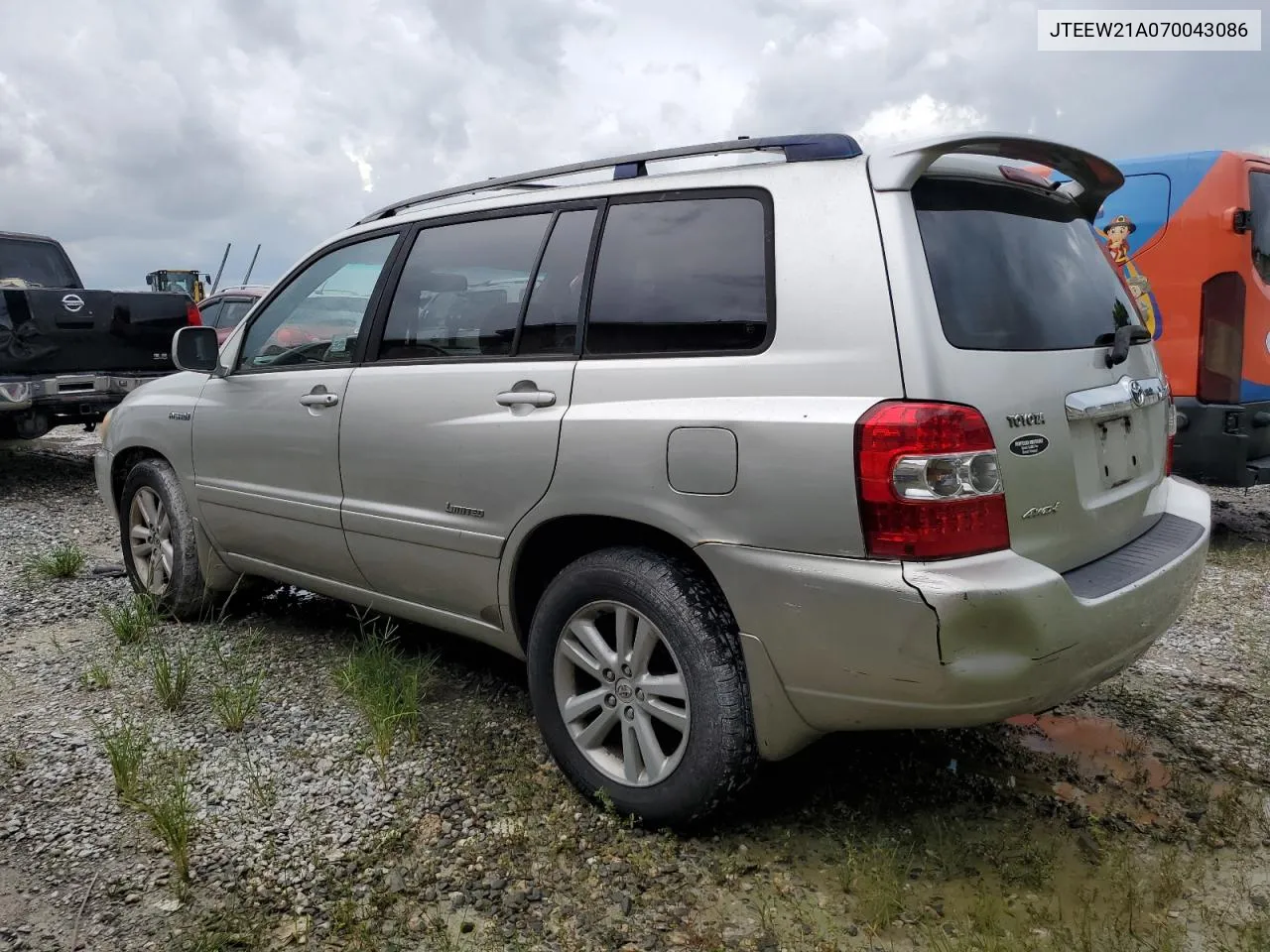 2007 Toyota Highlander Hybrid VIN: JTEEW21A070043086 Lot: 71447524