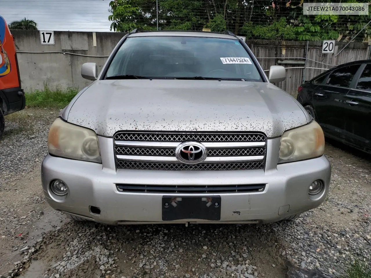 2007 Toyota Highlander Hybrid VIN: JTEEW21A070043086 Lot: 71447524