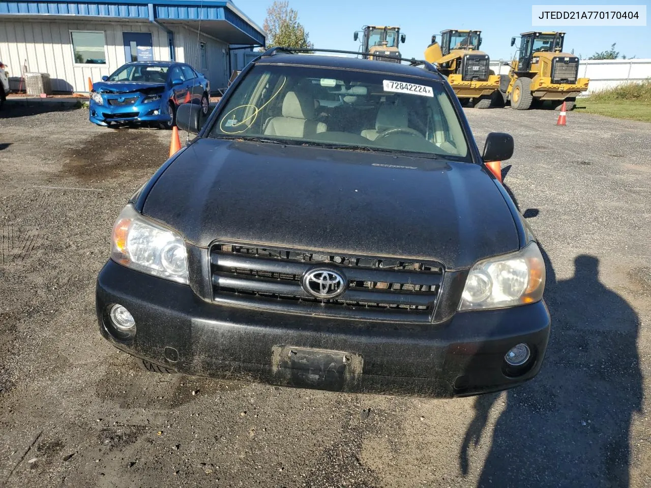 2007 Toyota Highlander VIN: JTEDD21A770170404 Lot: 72842224