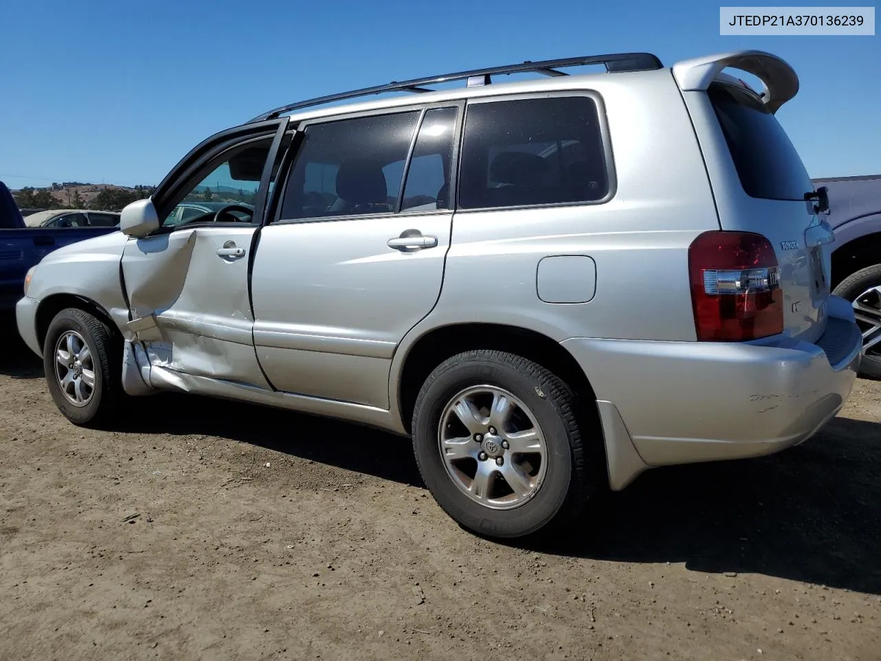 2007 Toyota Highlander Sport VIN: JTEDP21A370136239 Lot: 73530274