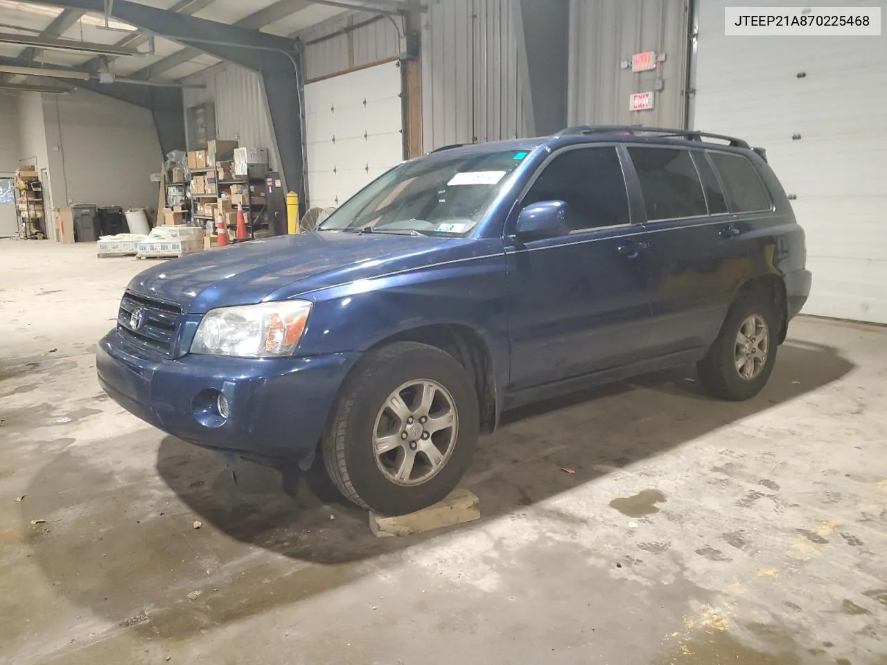 JTEEP21A870225468 2007 Toyota Highlander Sport