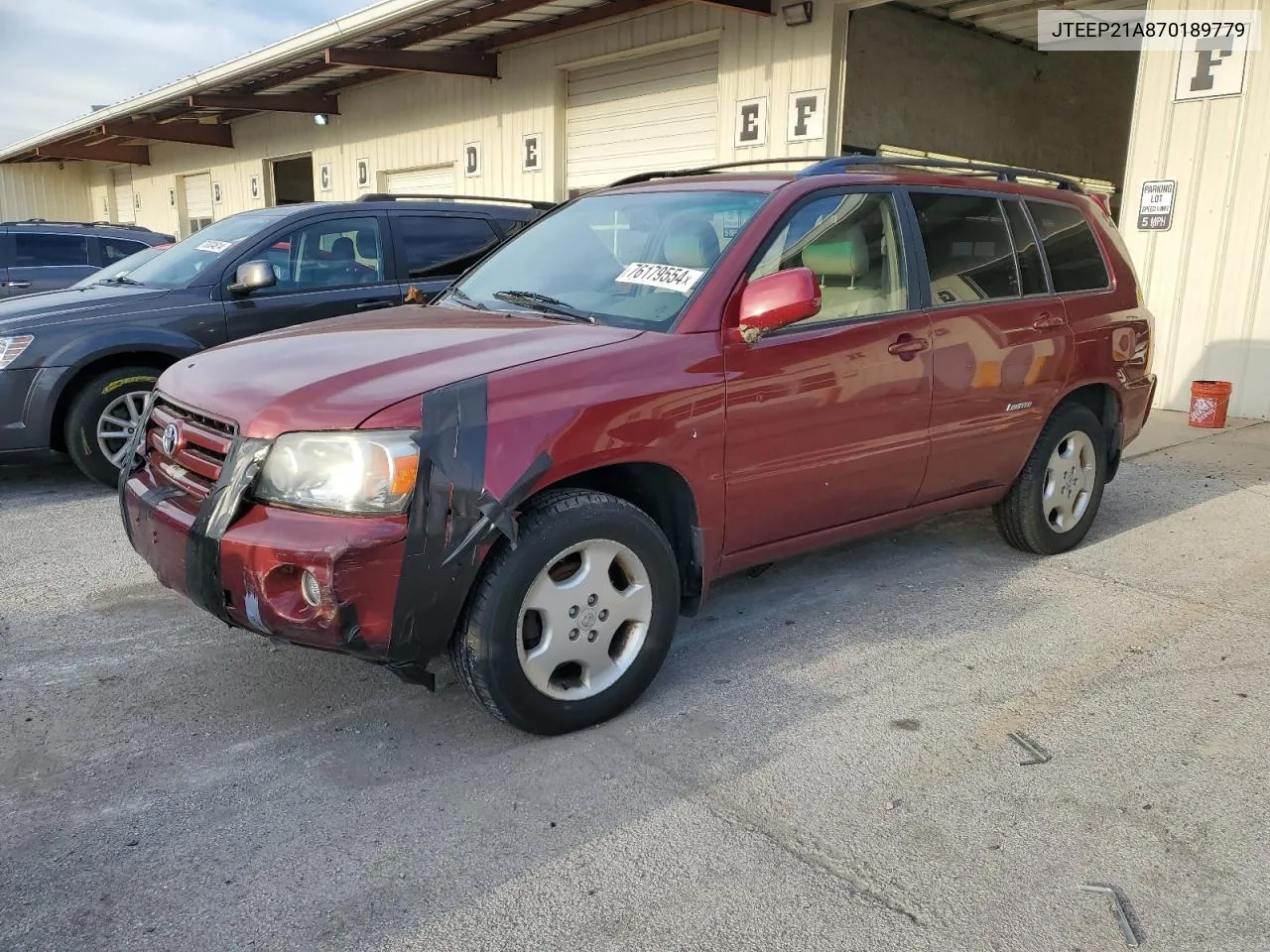 2007 Toyota Highlander Sport VIN: JTEEP21A870189779 Lot: 76179554