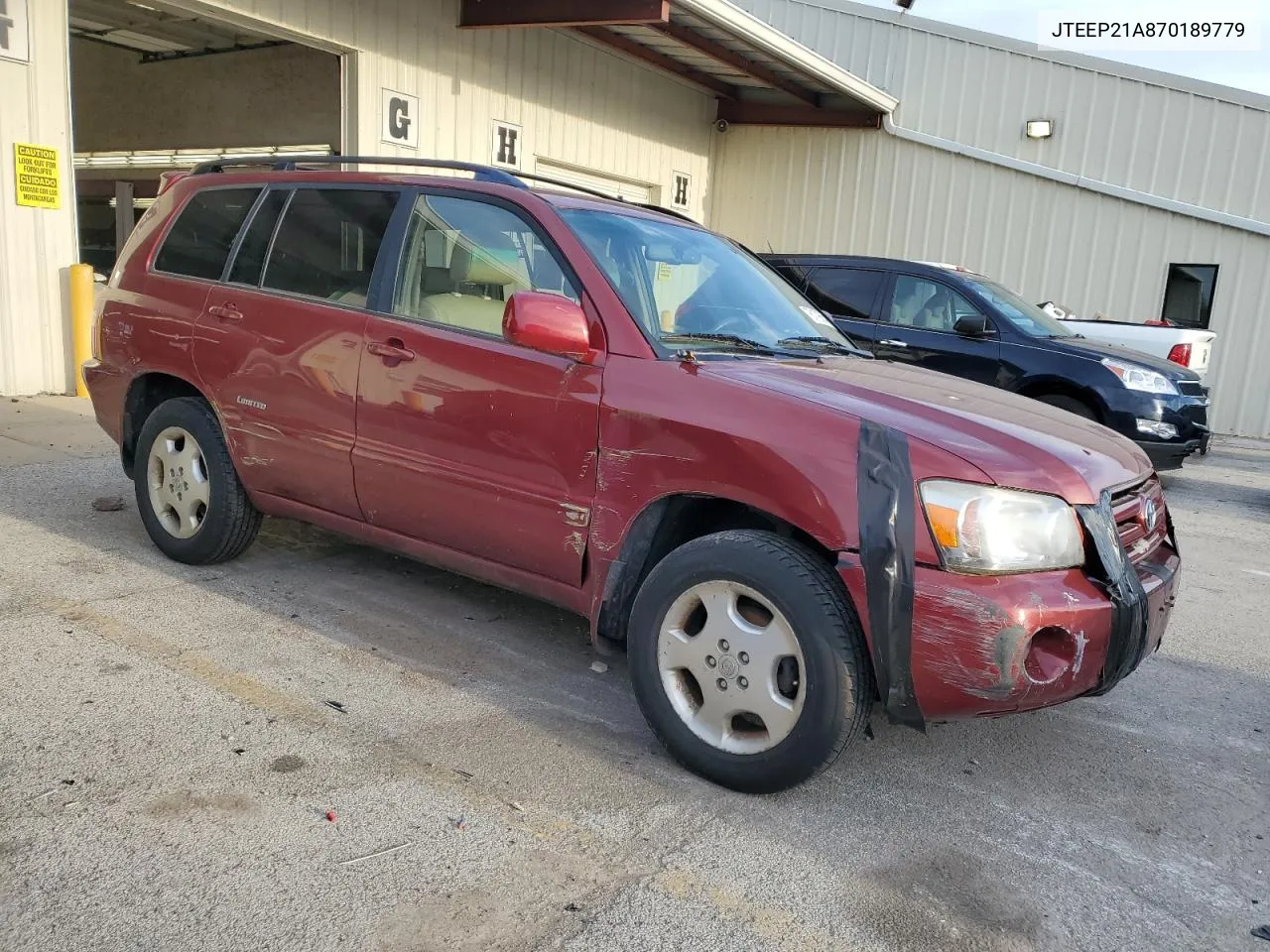 2007 Toyota Highlander Sport VIN: JTEEP21A870189779 Lot: 76179554