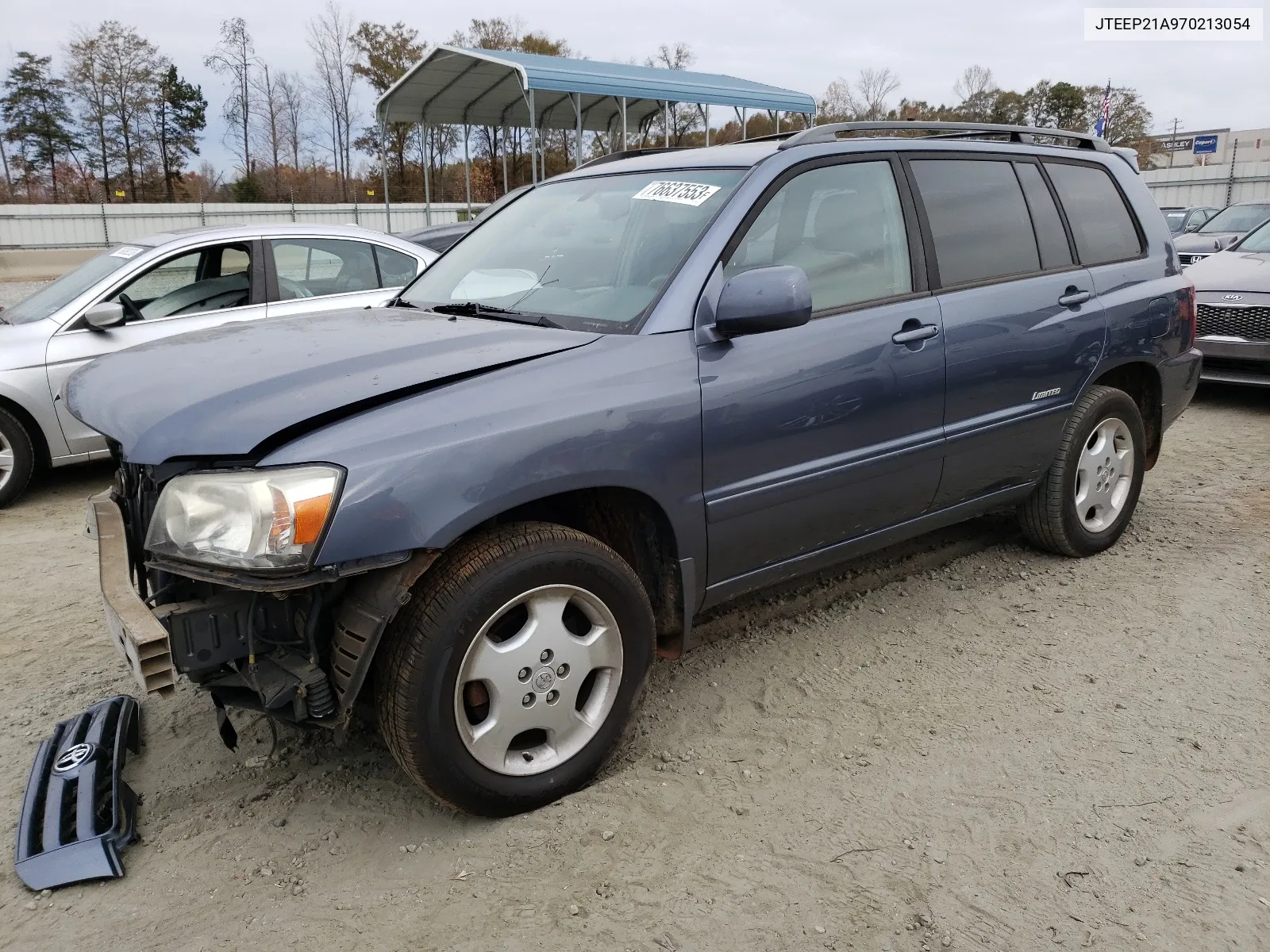 JTEEP21A970213054 2007 Toyota Highlander Sport