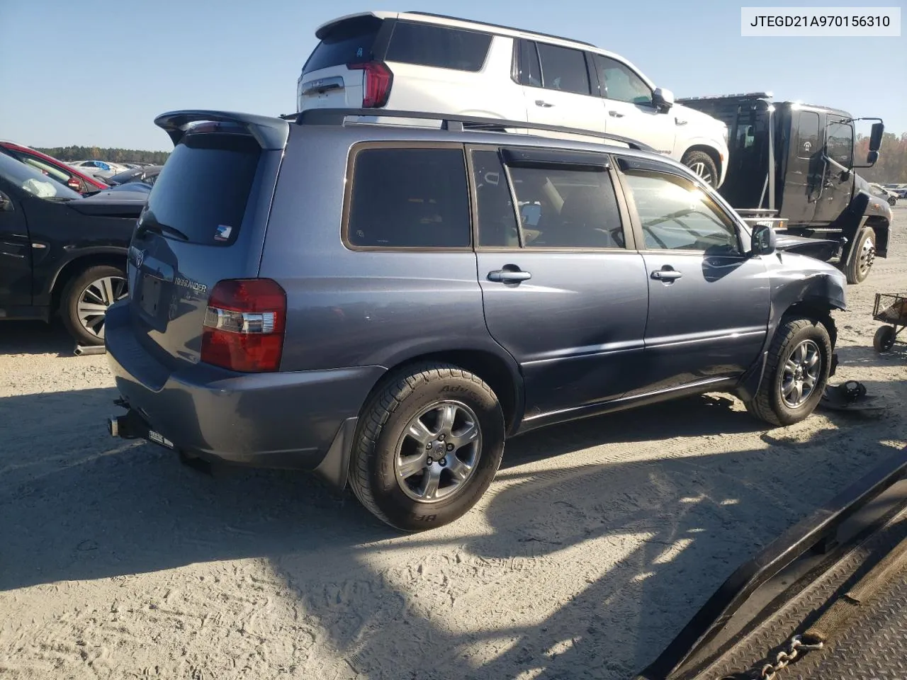 2007 Toyota Highlander VIN: JTEGD21A970156310 Lot: 77184954