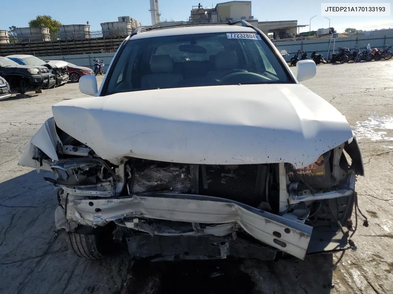 2007 Toyota Highlander Sport VIN: JTEDP21A170133193 Lot: 77232804