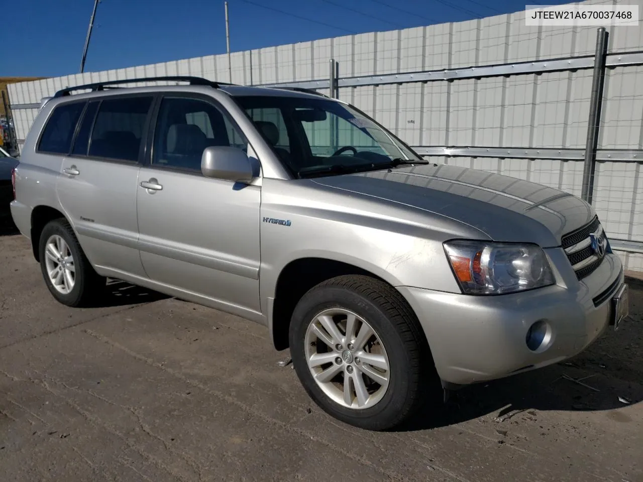 JTEEW21A670037468 2007 Toyota Highlander Hybrid