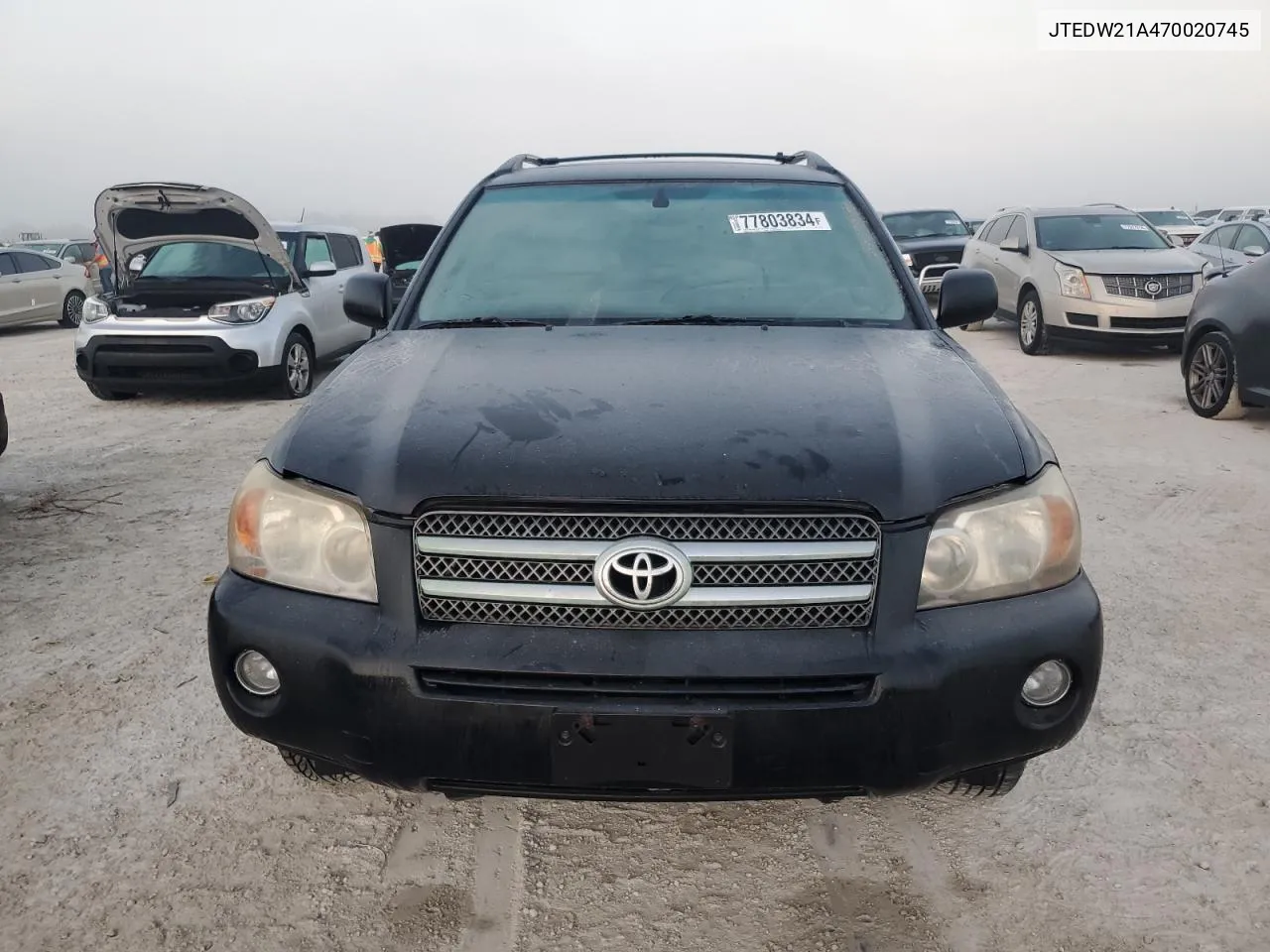 2007 Toyota Highlander Hybrid VIN: JTEDW21A470020745 Lot: 77803834