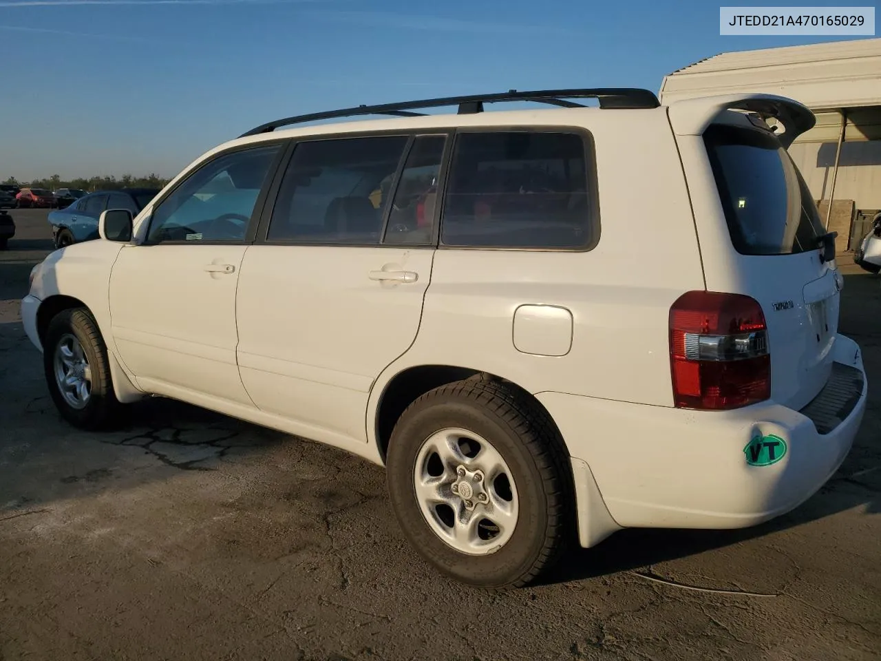 2007 Toyota Highlander VIN: JTEDD21A470165029 Lot: 77910294