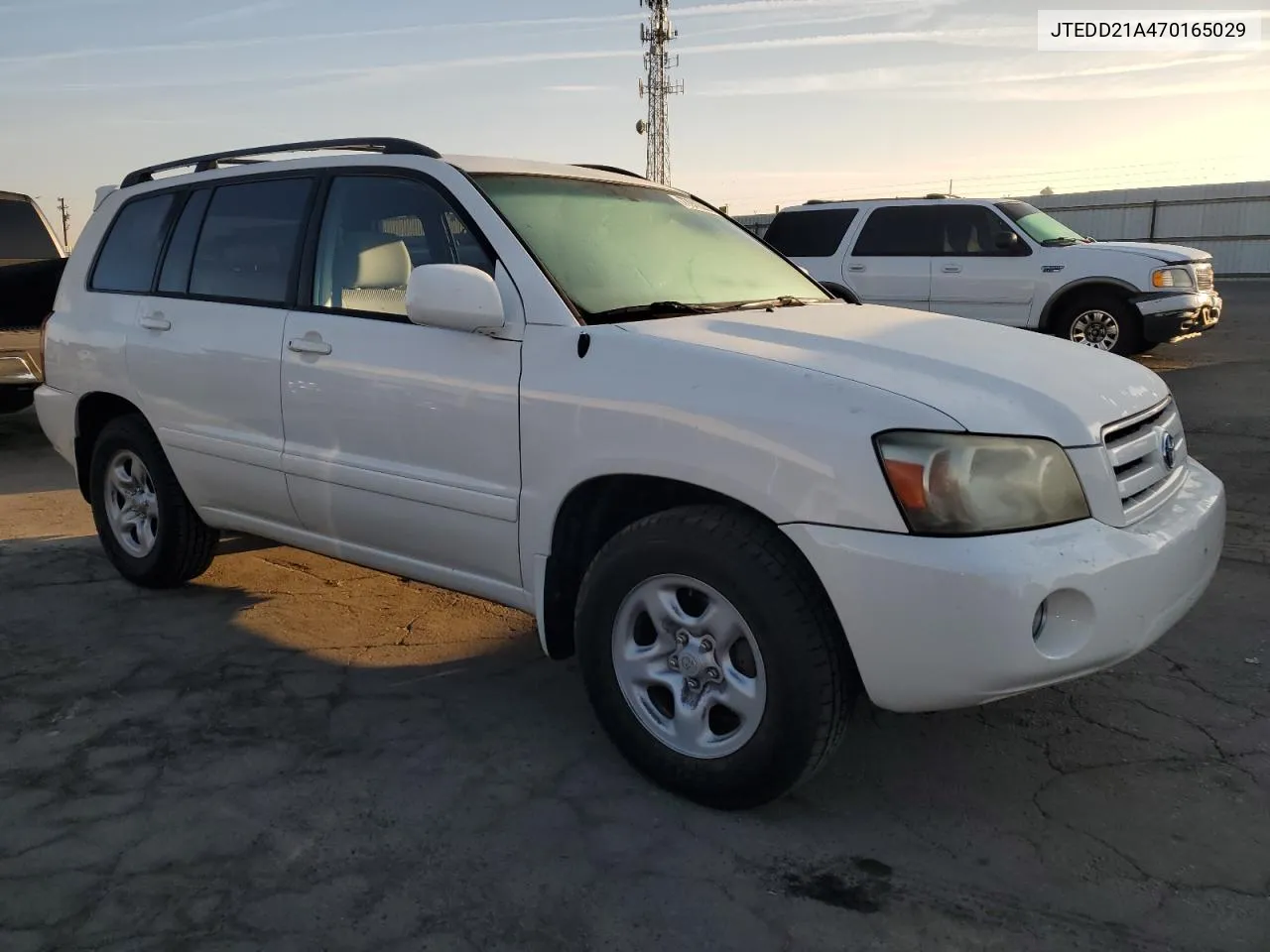 2007 Toyota Highlander VIN: JTEDD21A470165029 Lot: 77910294