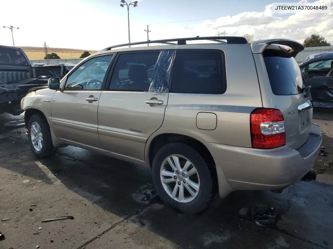 2007 Toyota Highlander Hybrid VIN: JTEEW21A370048489 Lot: 78094664