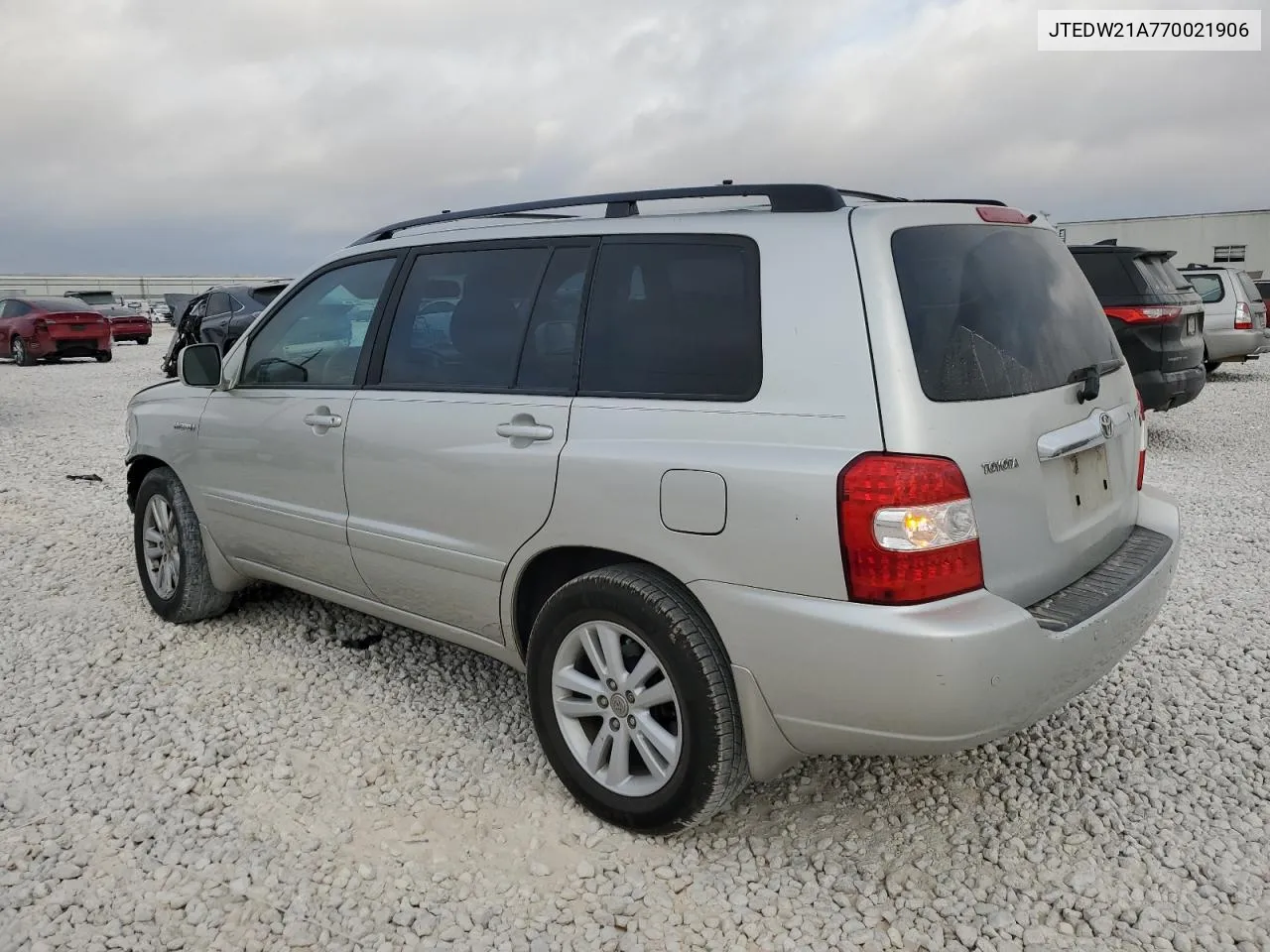 2007 Toyota Highlander Hybrid VIN: JTEDW21A770021906 Lot: 78393694