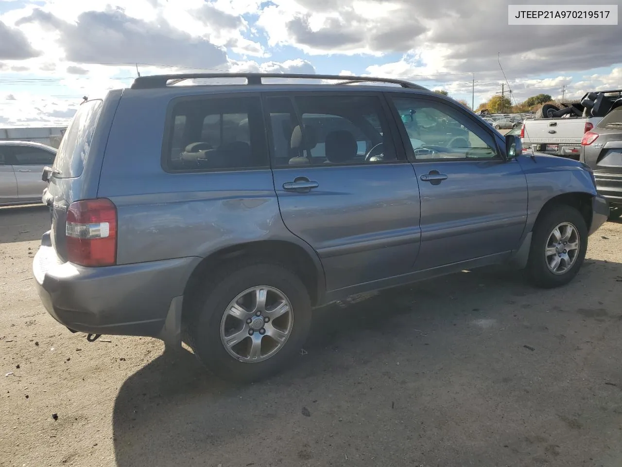 2007 Toyota Highlander Sport VIN: JTEEP21A970219517 Lot: 78413614