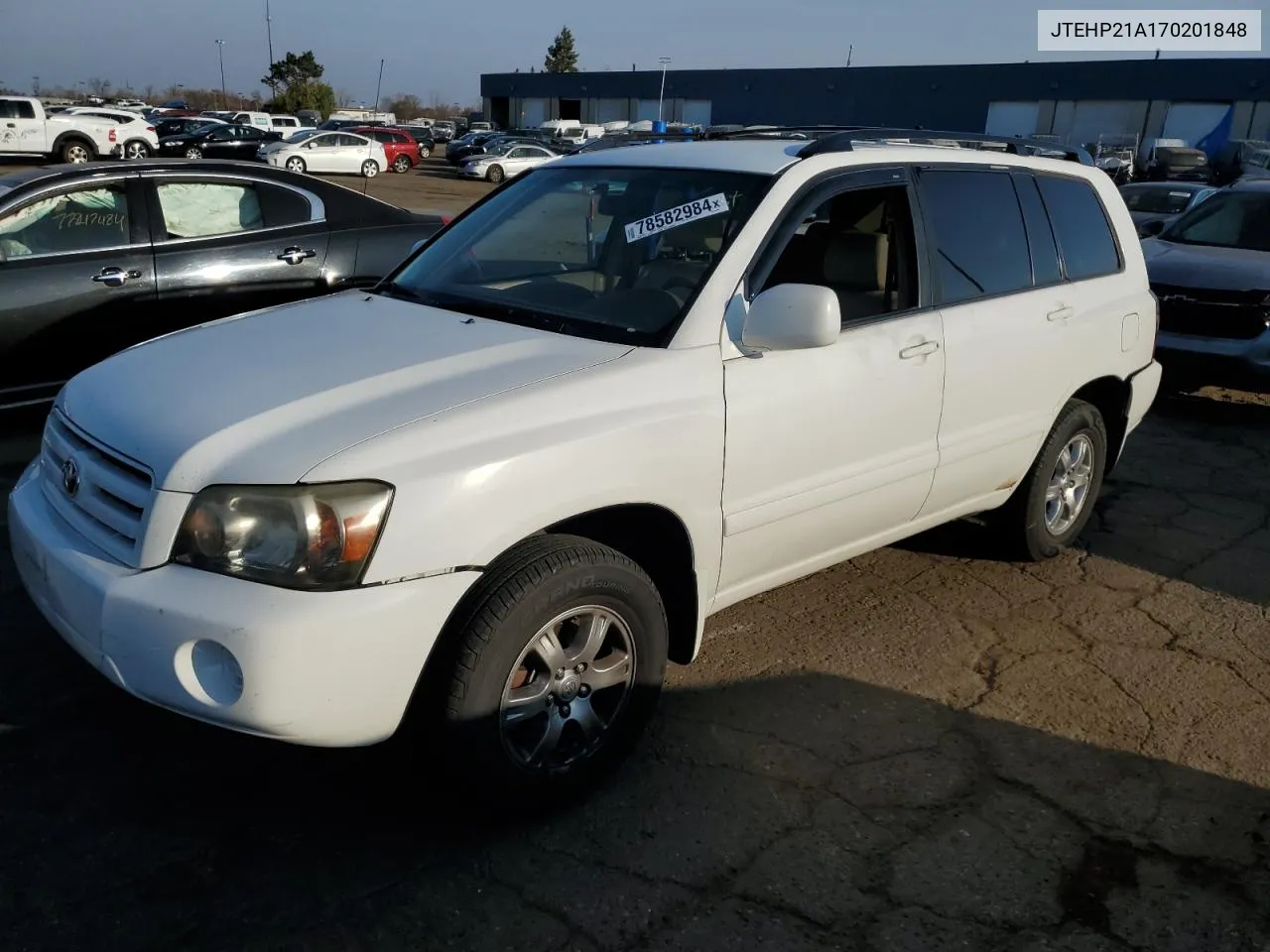 2007 Toyota Highlander Sport VIN: JTEHP21A170201848 Lot: 78582984