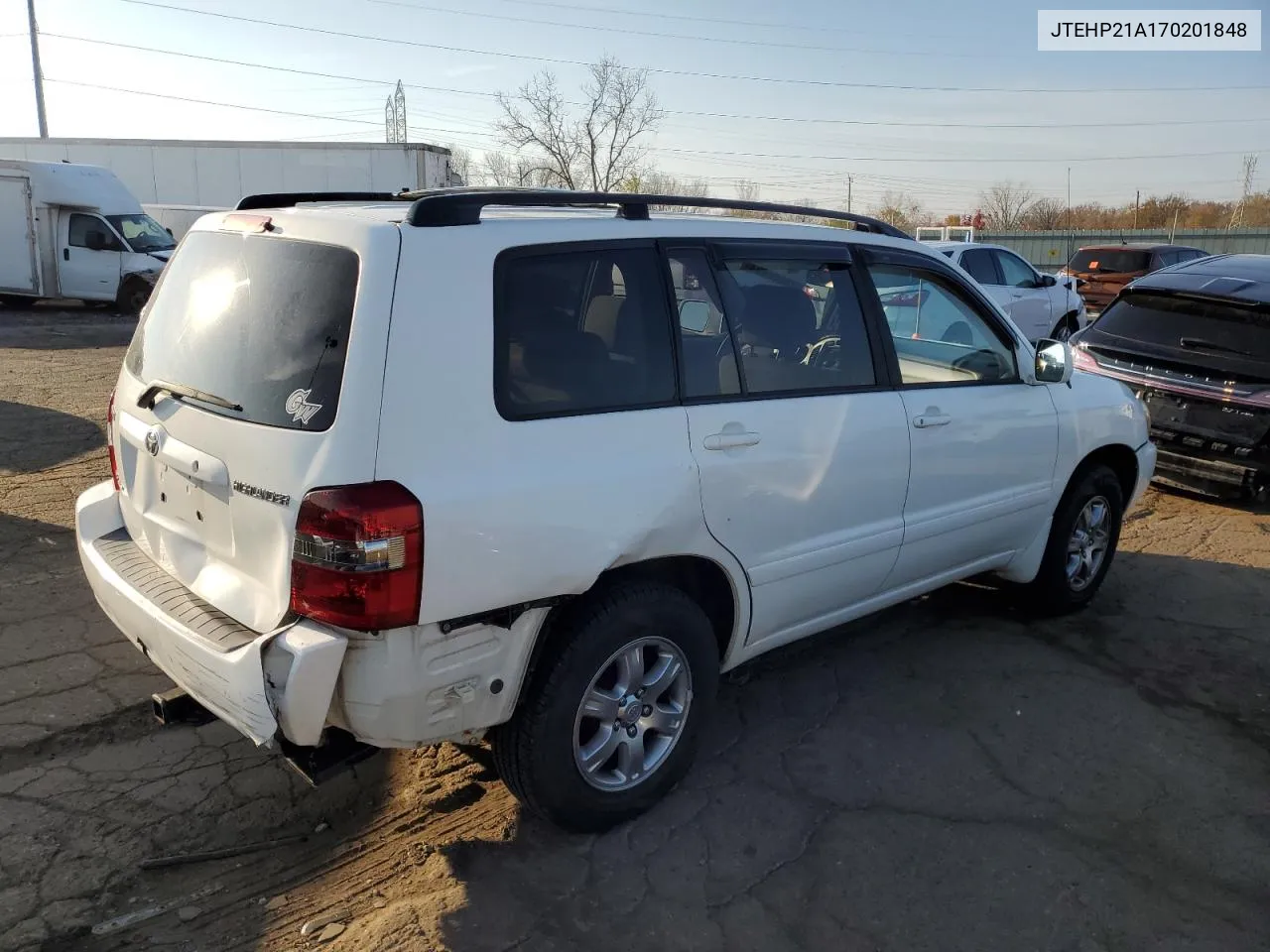 2007 Toyota Highlander Sport VIN: JTEHP21A170201848 Lot: 78582984