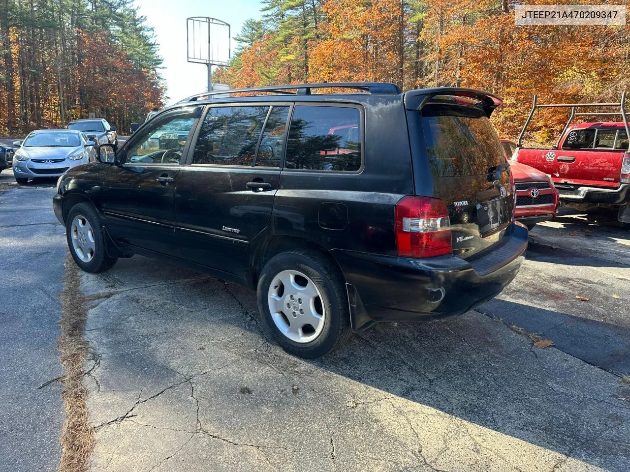 2007 Toyota Highlander Sport VIN: JTEEP21A470209347 Lot: 78758214