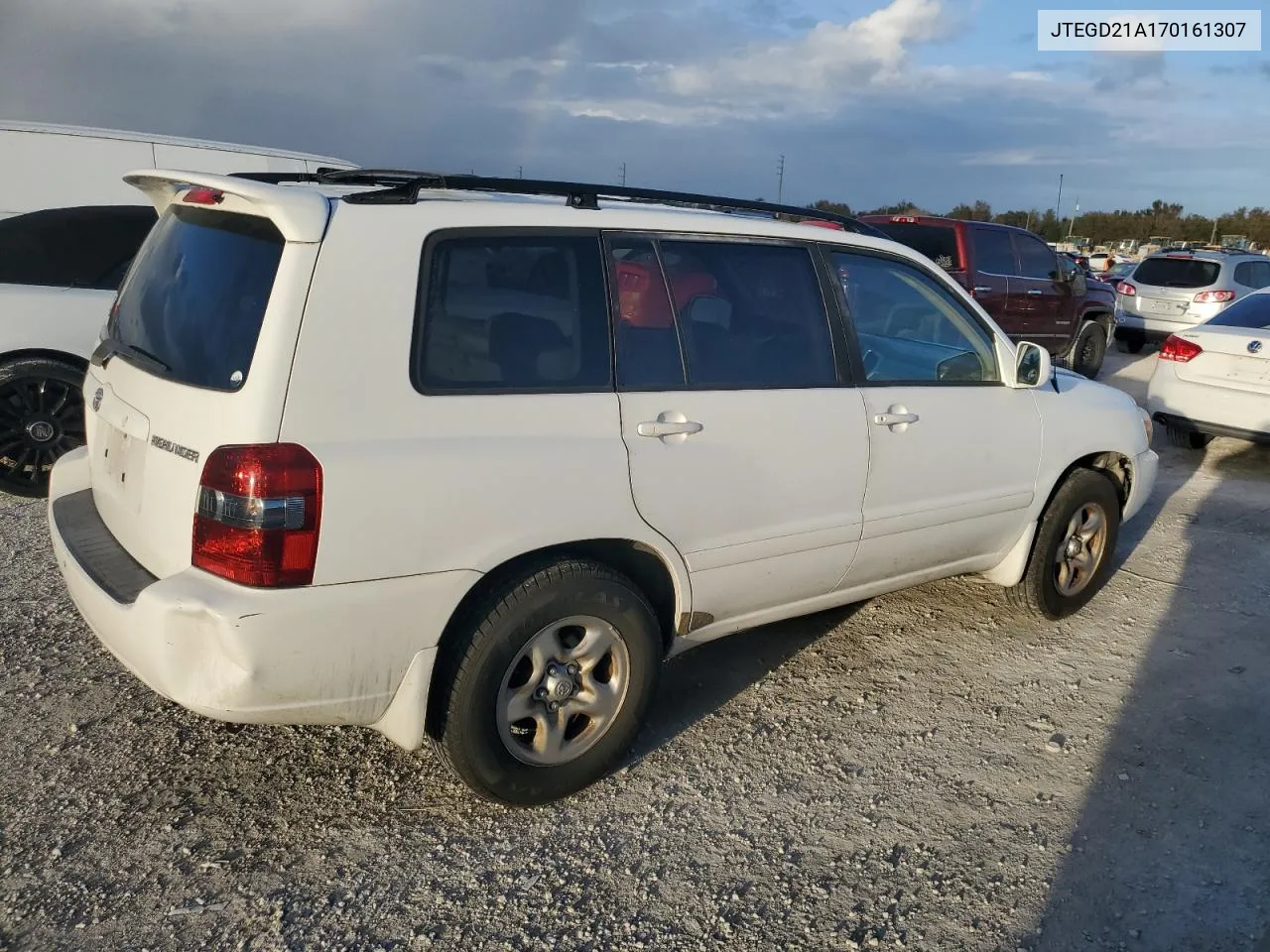 2007 Toyota Highlander VIN: JTEGD21A170161307 Lot: 78856694