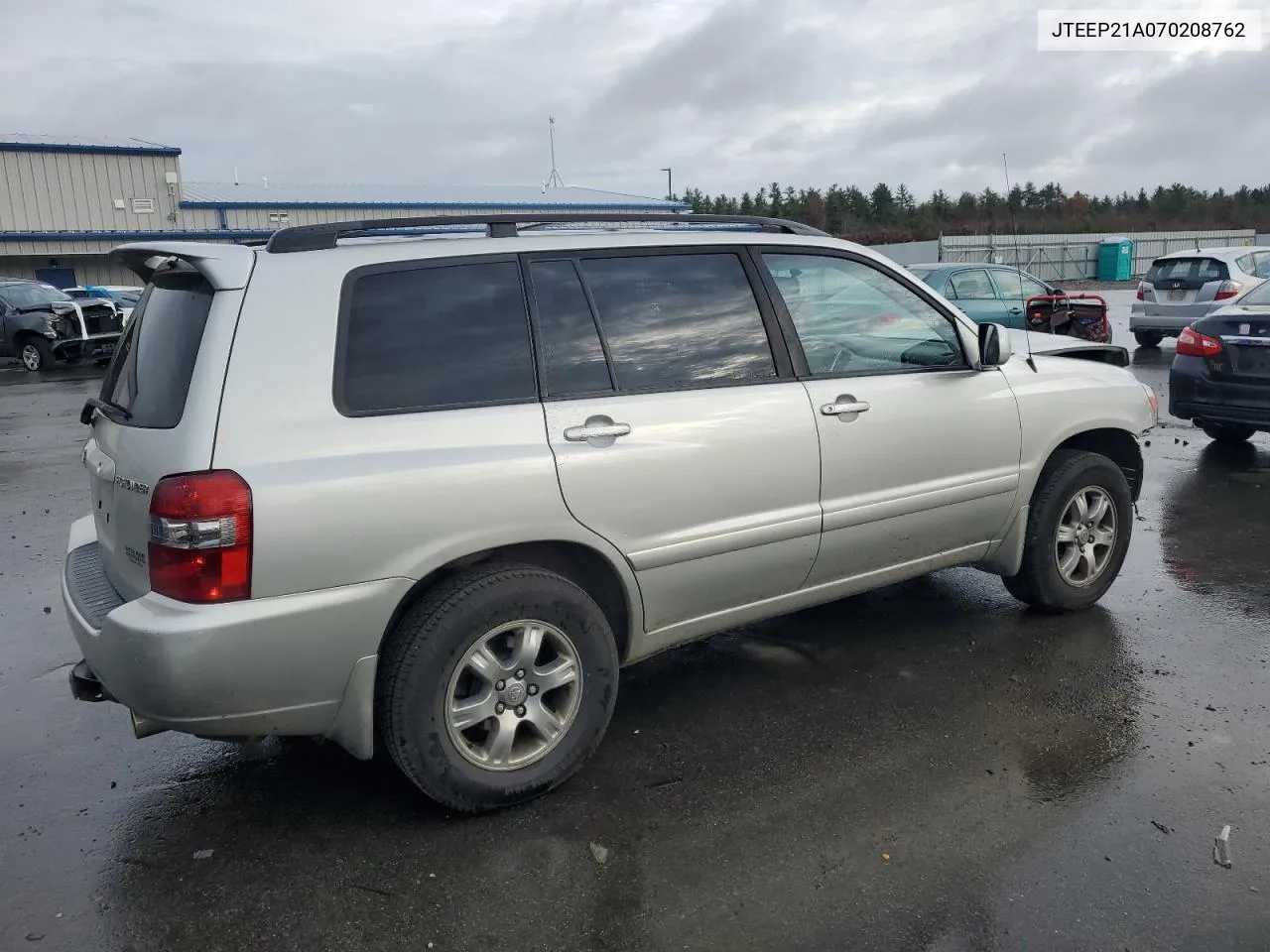 2007 Toyota Highlander Sport VIN: JTEEP21A070208762 Lot: 78888074