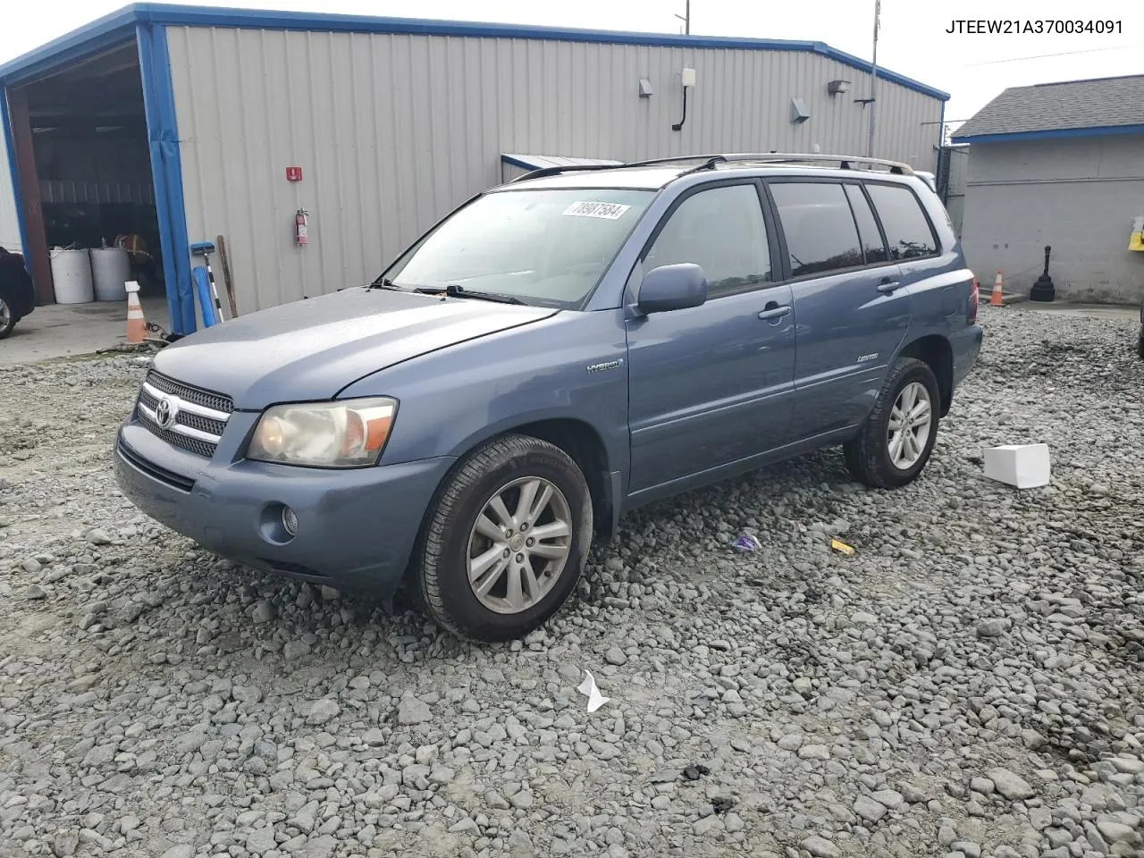 2007 Toyota Highlander Hybrid VIN: JTEEW21A370034091 Lot: 78987584