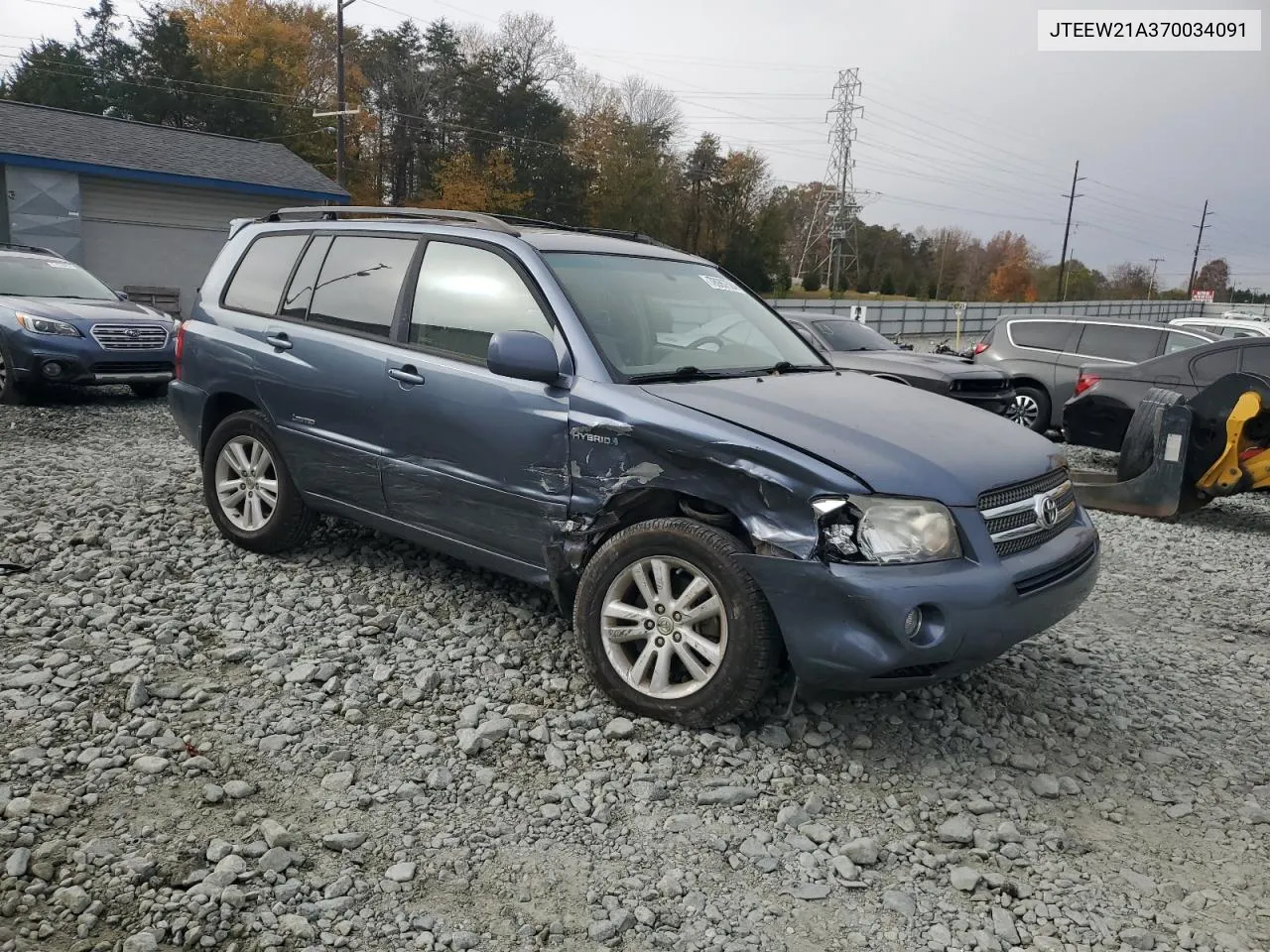 2007 Toyota Highlander Hybrid VIN: JTEEW21A370034091 Lot: 78987584