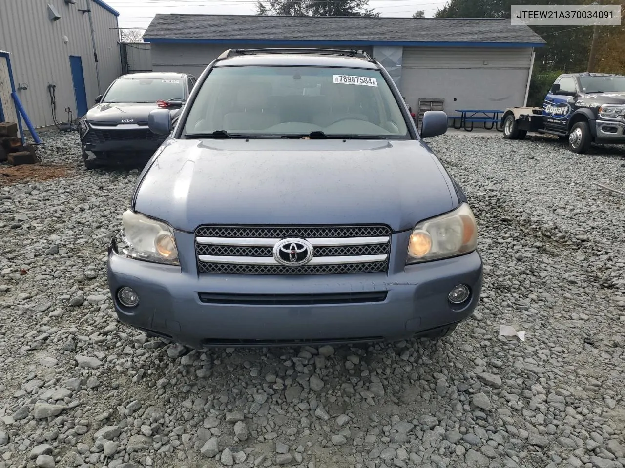 2007 Toyota Highlander Hybrid VIN: JTEEW21A370034091 Lot: 78987584