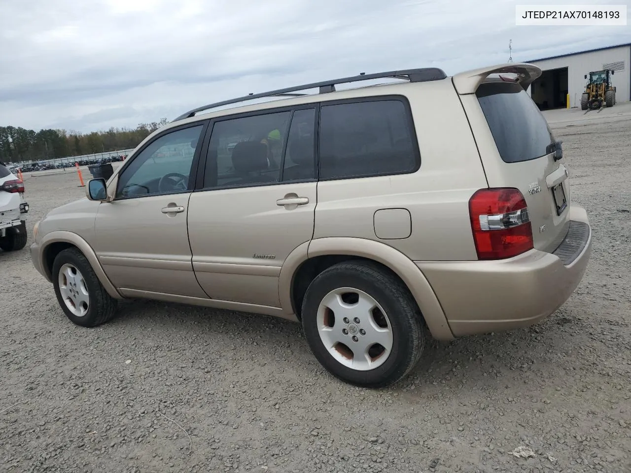 2007 Toyota Highlander Sport VIN: JTEDP21AX70148193 Lot: 78999394