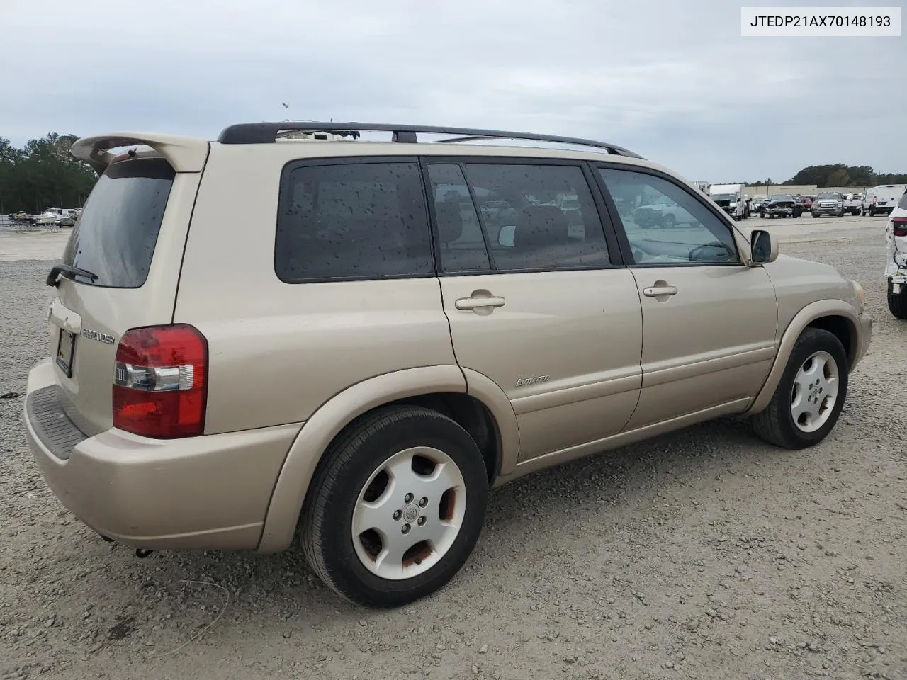 2007 Toyota Highlander Sport VIN: JTEDP21AX70148193 Lot: 78999394