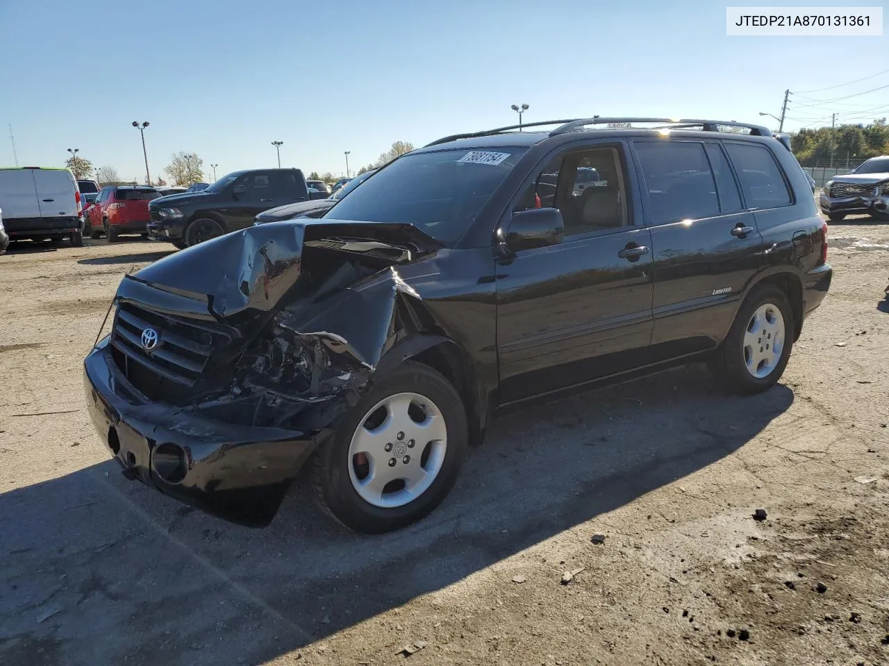 2007 Toyota Highlander Sport VIN: JTEDP21A870131361 Lot: 79081154