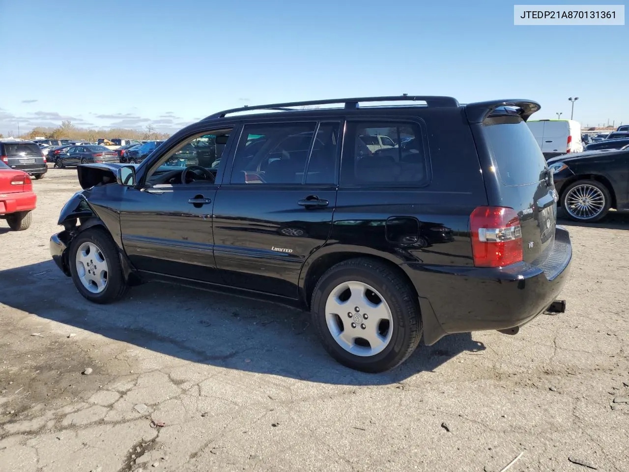 2007 Toyota Highlander Sport VIN: JTEDP21A870131361 Lot: 79081154