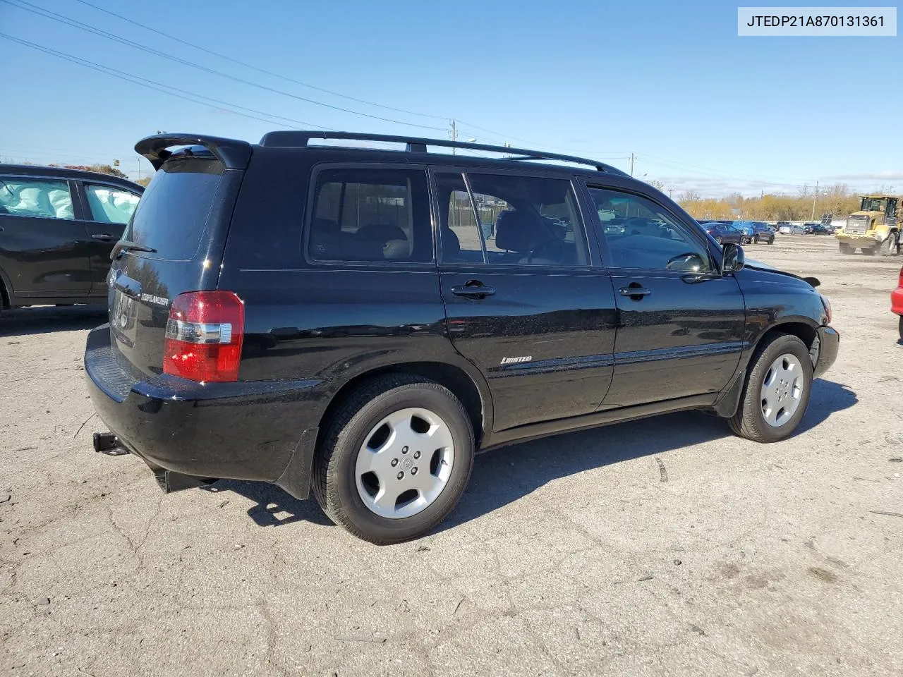 2007 Toyota Highlander Sport VIN: JTEDP21A870131361 Lot: 79081154